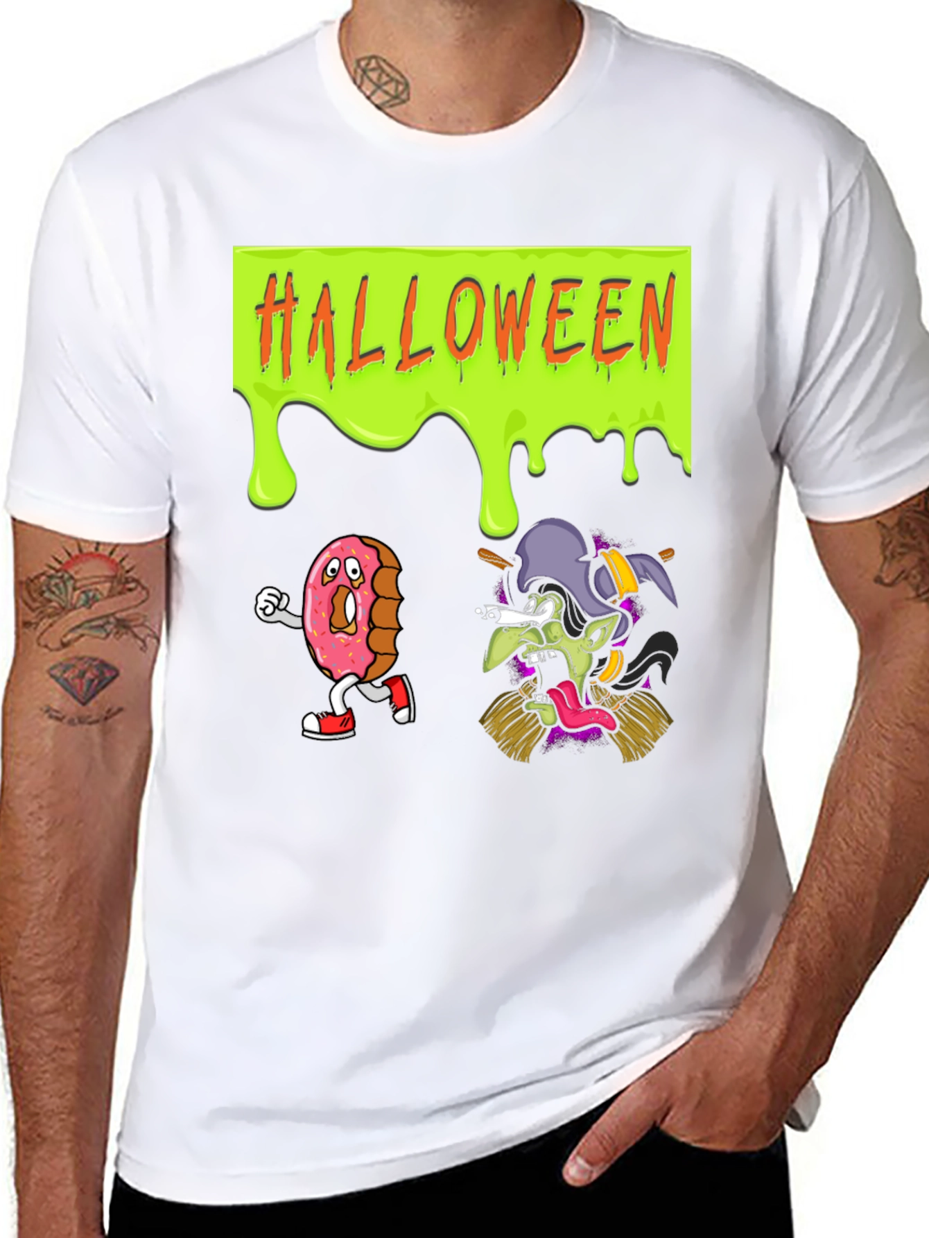 Halloween Donut Witch T-Shirt