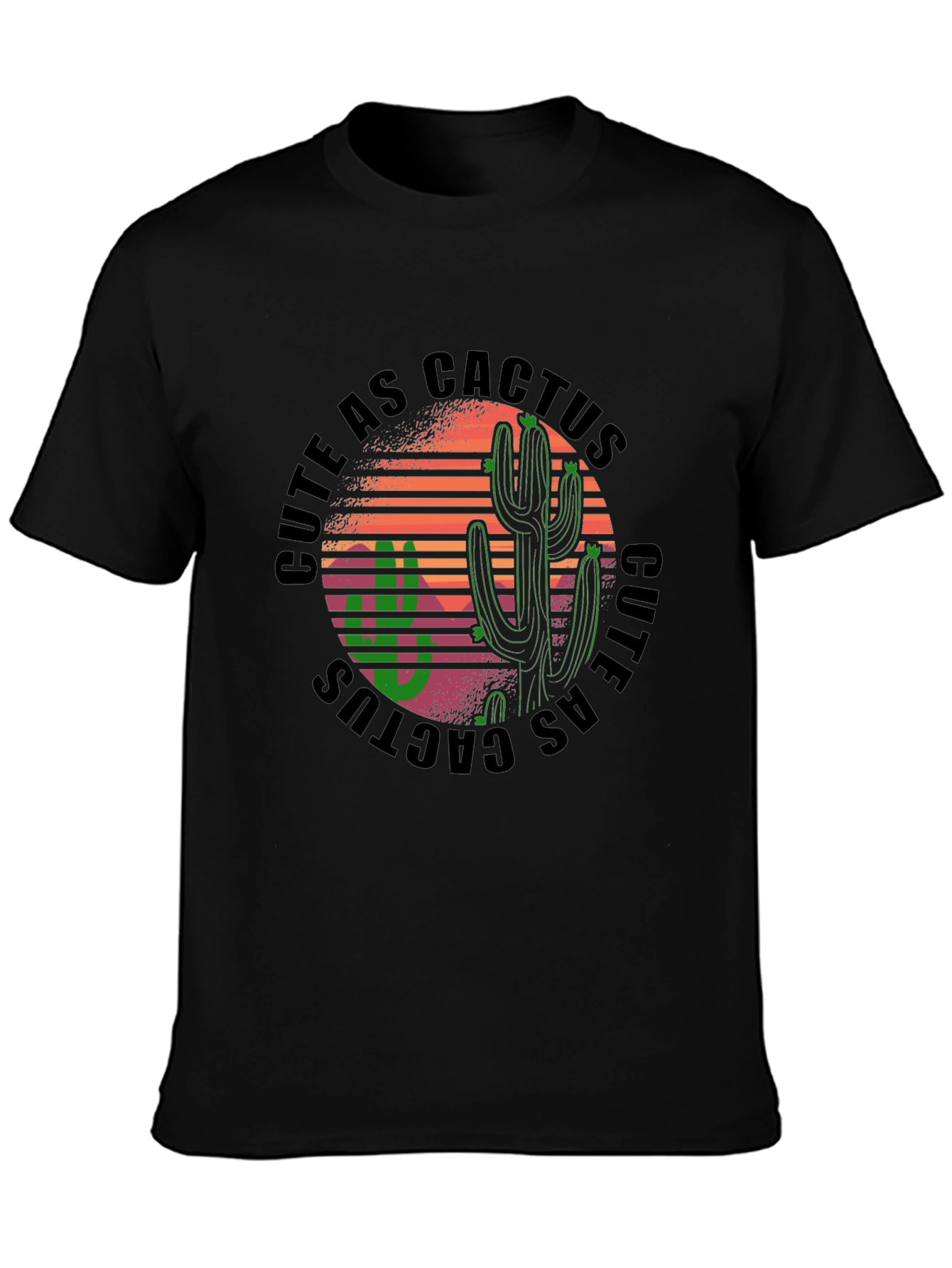 Cute as Cactus Graphic Tee - Western Style
