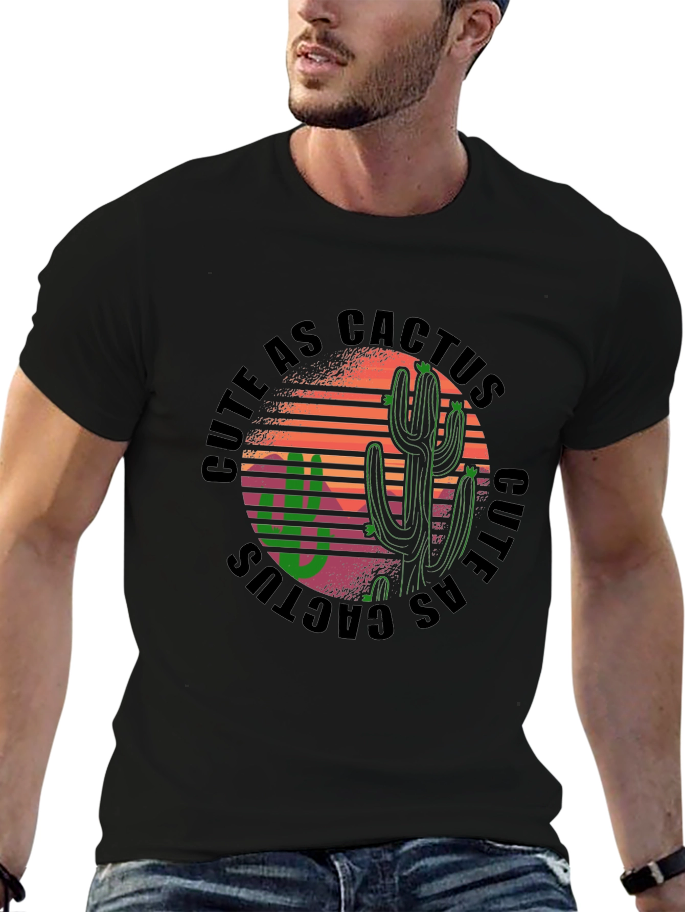 Cute as Cactus Graphic Tee - Western Style