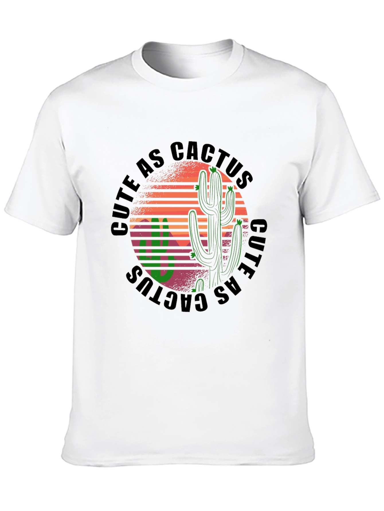 Cute as Cactus Graphic Tee - Western Style