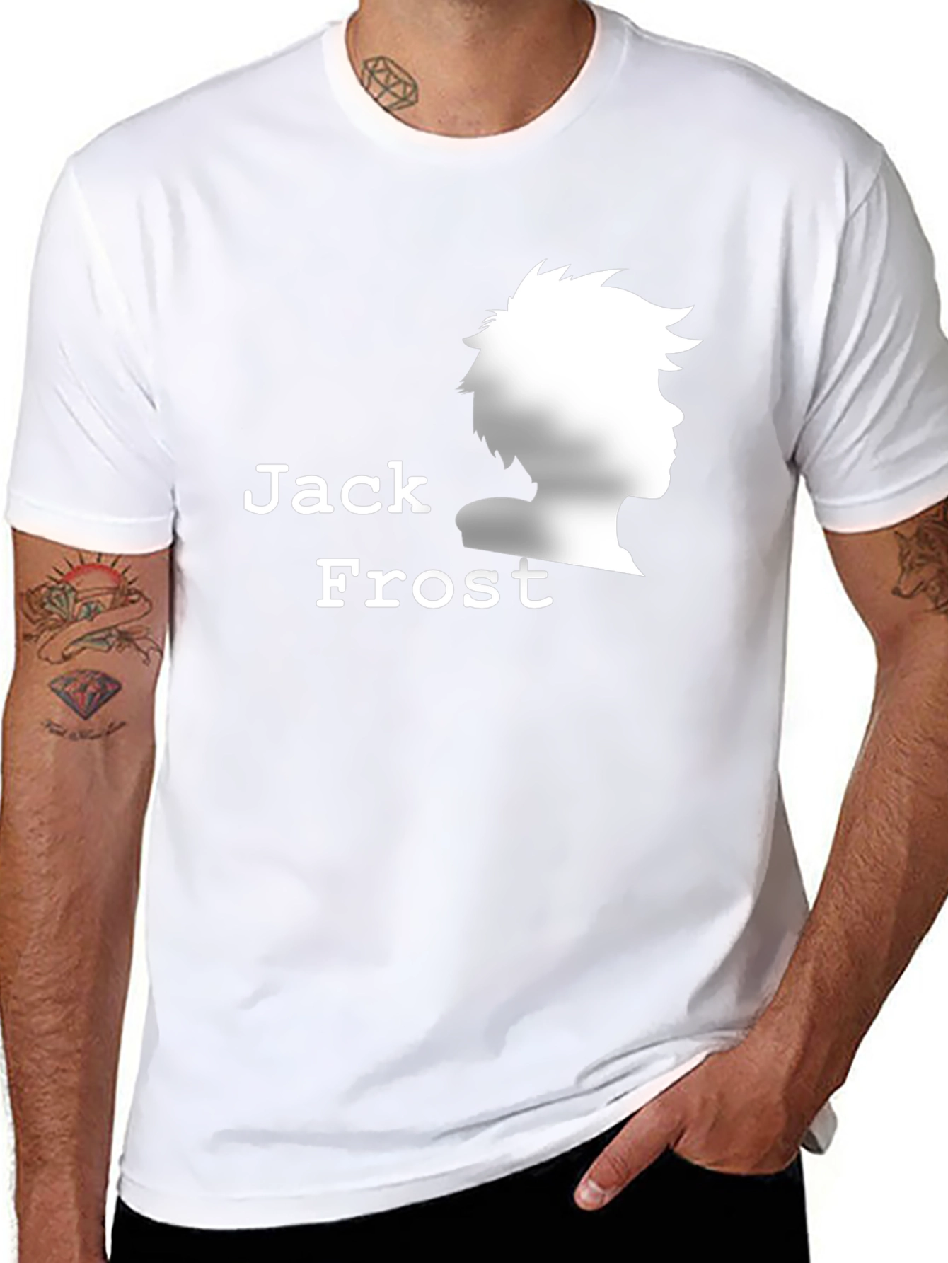 Jack Frost Silhouette T-Shirt - Cool Graphic Tee