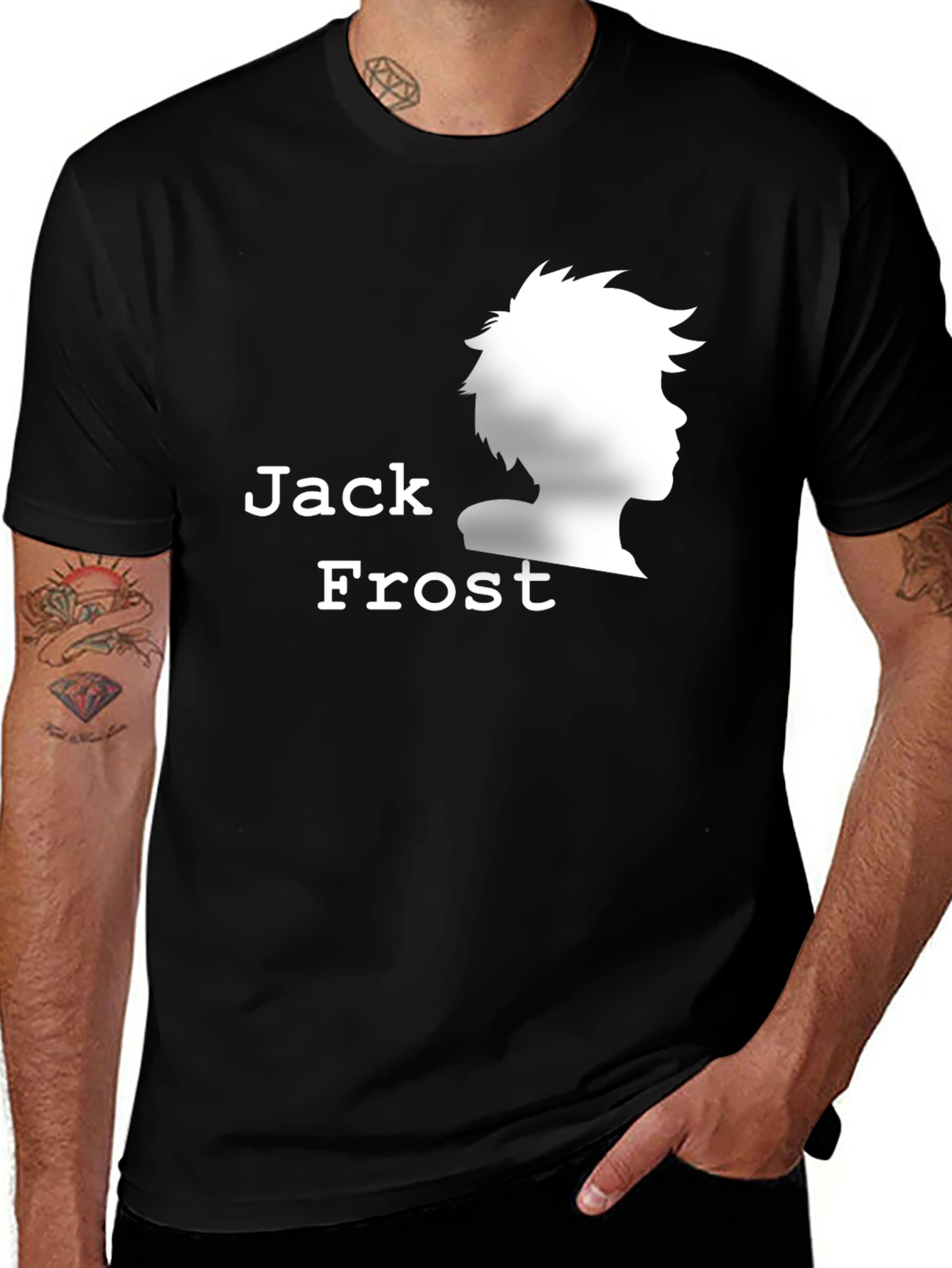 Jack Frost Silhouette T-Shirt - Cool Graphic Tee