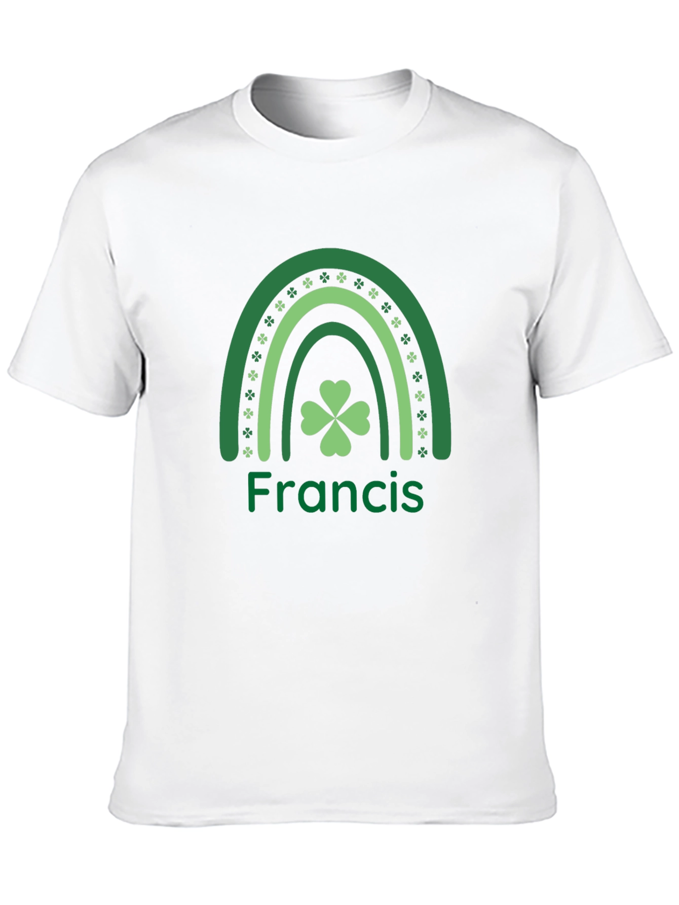 St. Patricks Day Francis Shamrock Rainbow T-Shirt