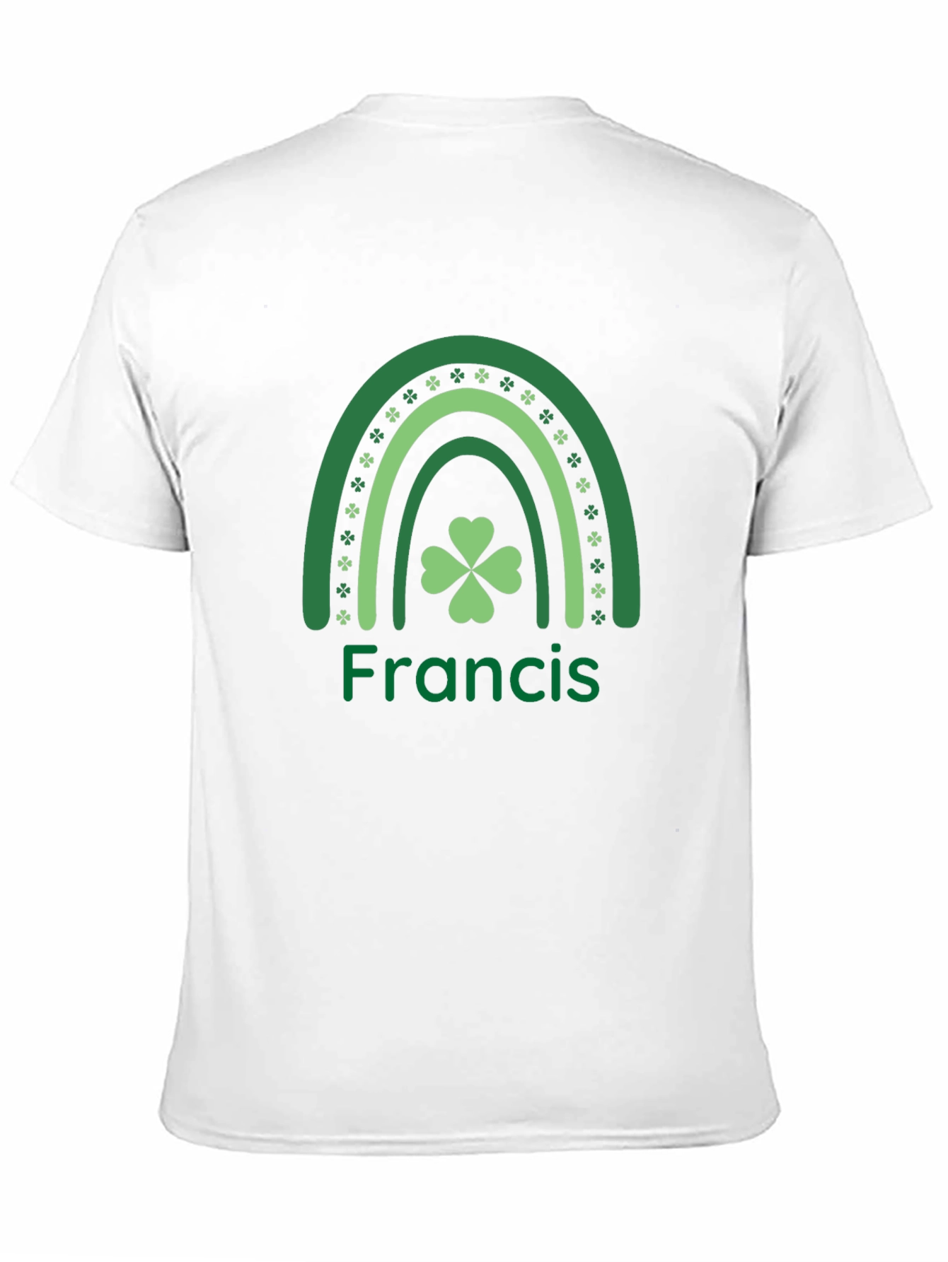 St. Patricks Day Francis Shamrock Rainbow T-Shirt