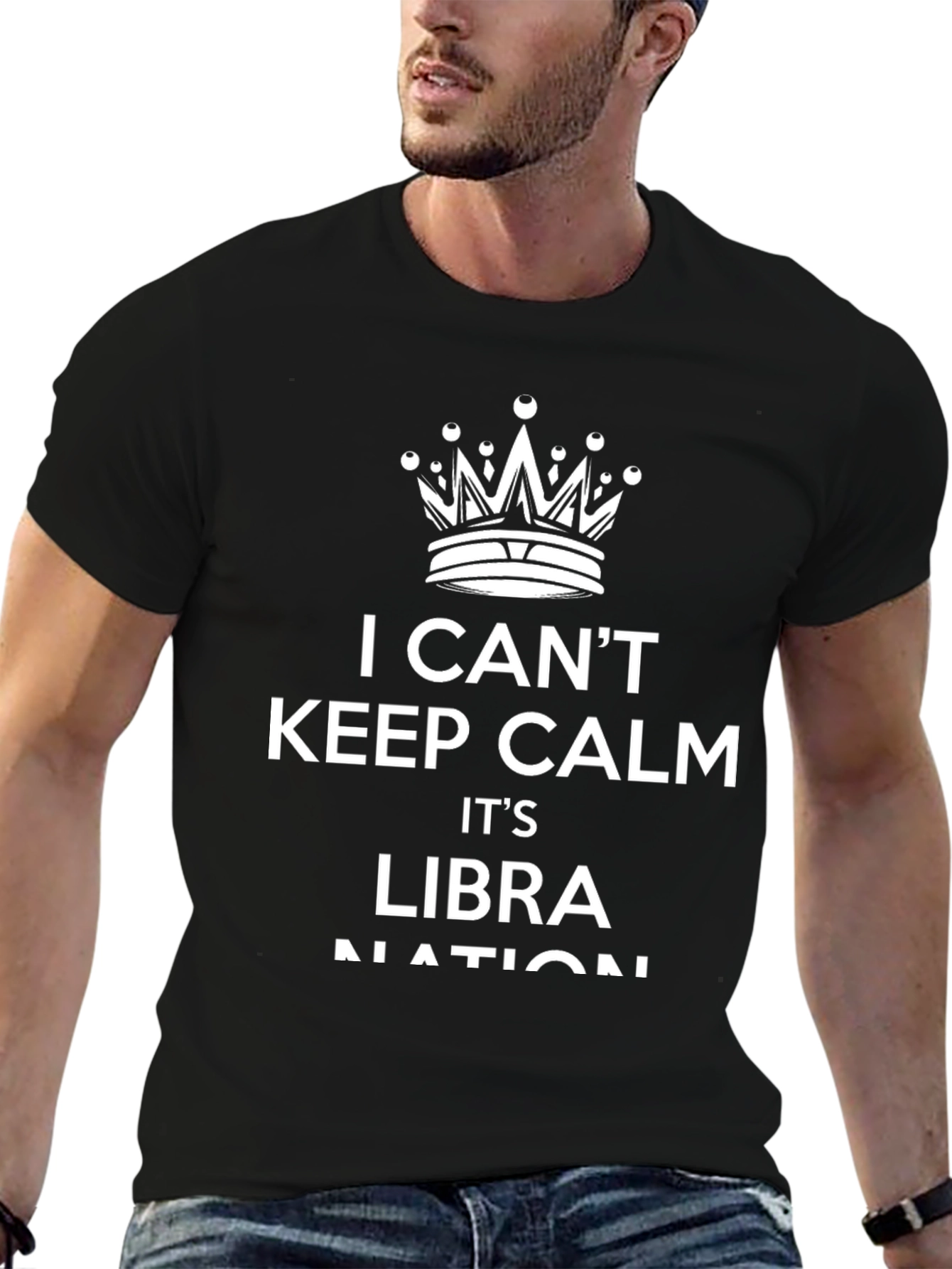 Libra Nation Graphic Tee - Stay Calm