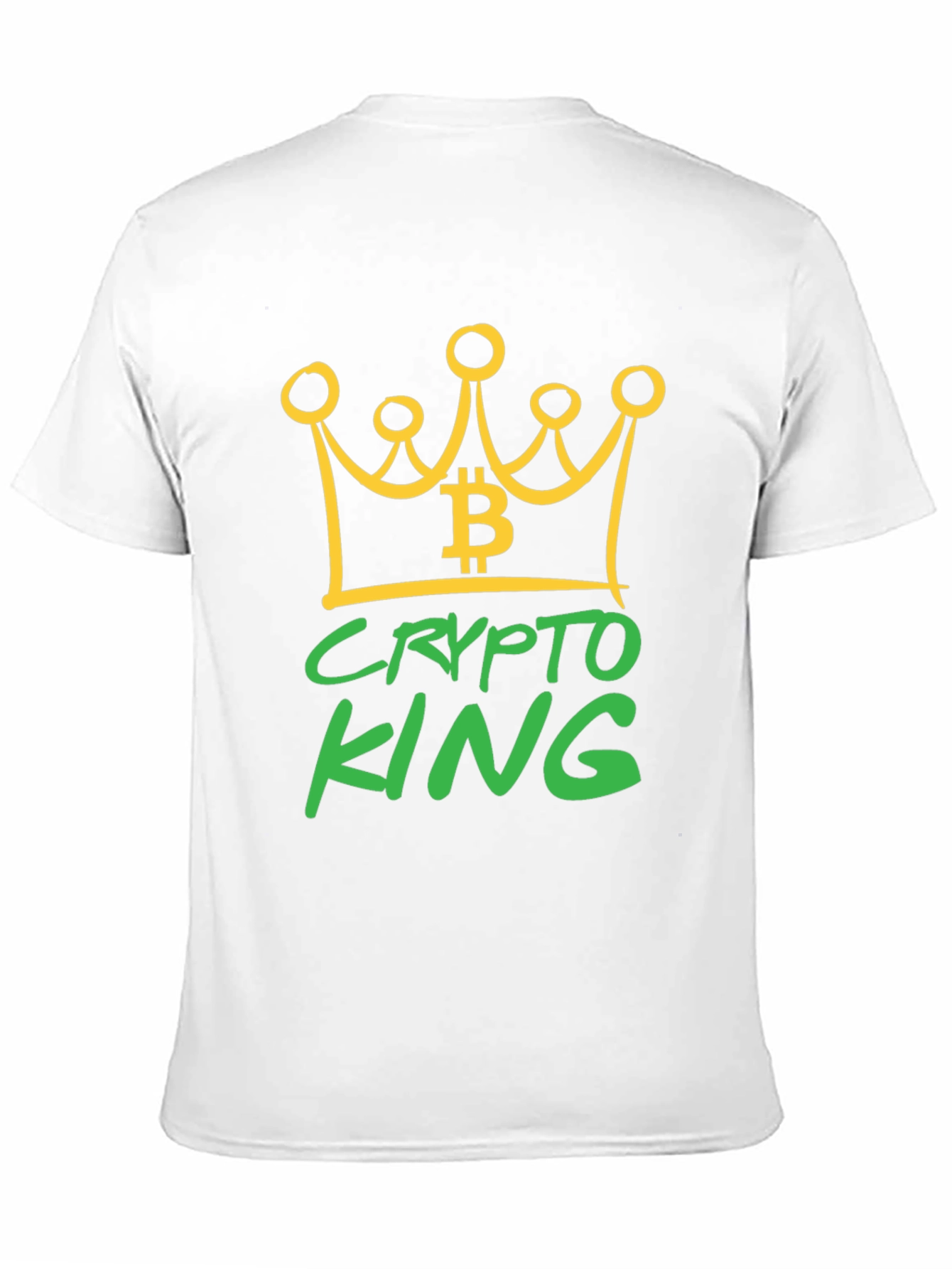 Crypto King Bitcoin Graphic T-Shirt