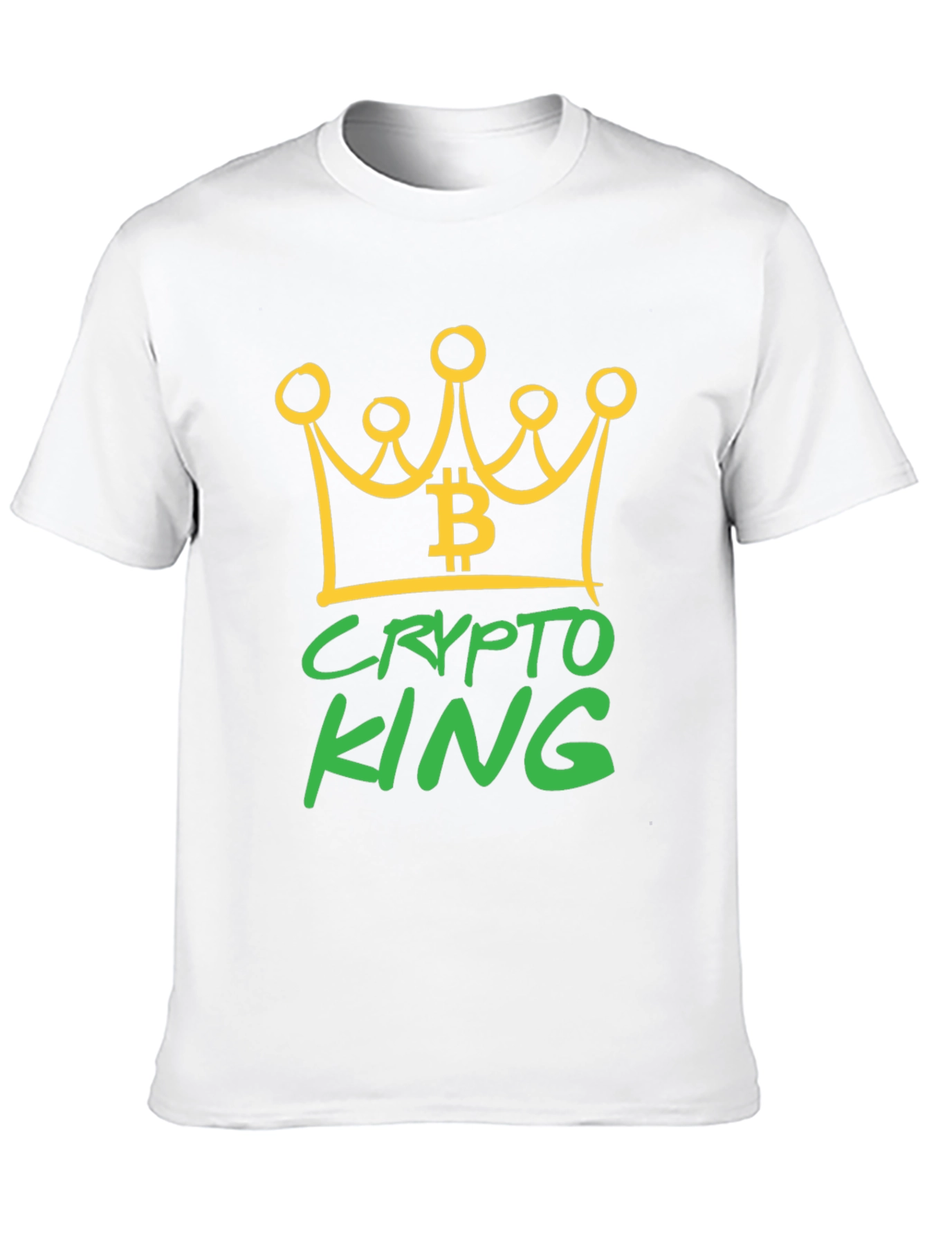Crypto King Bitcoin Graphic T-Shirt