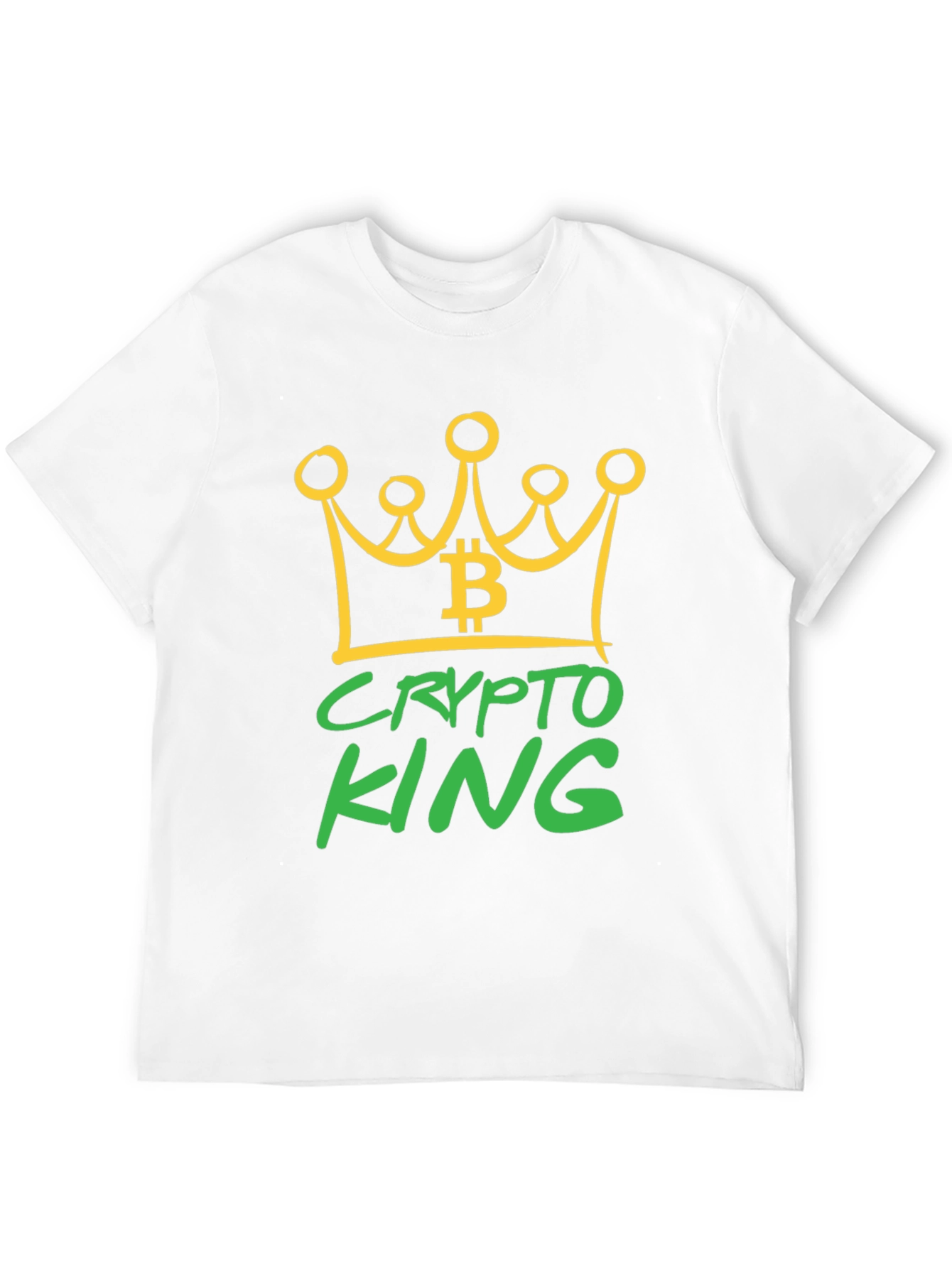 Crypto King Bitcoin Graphic T-Shirt