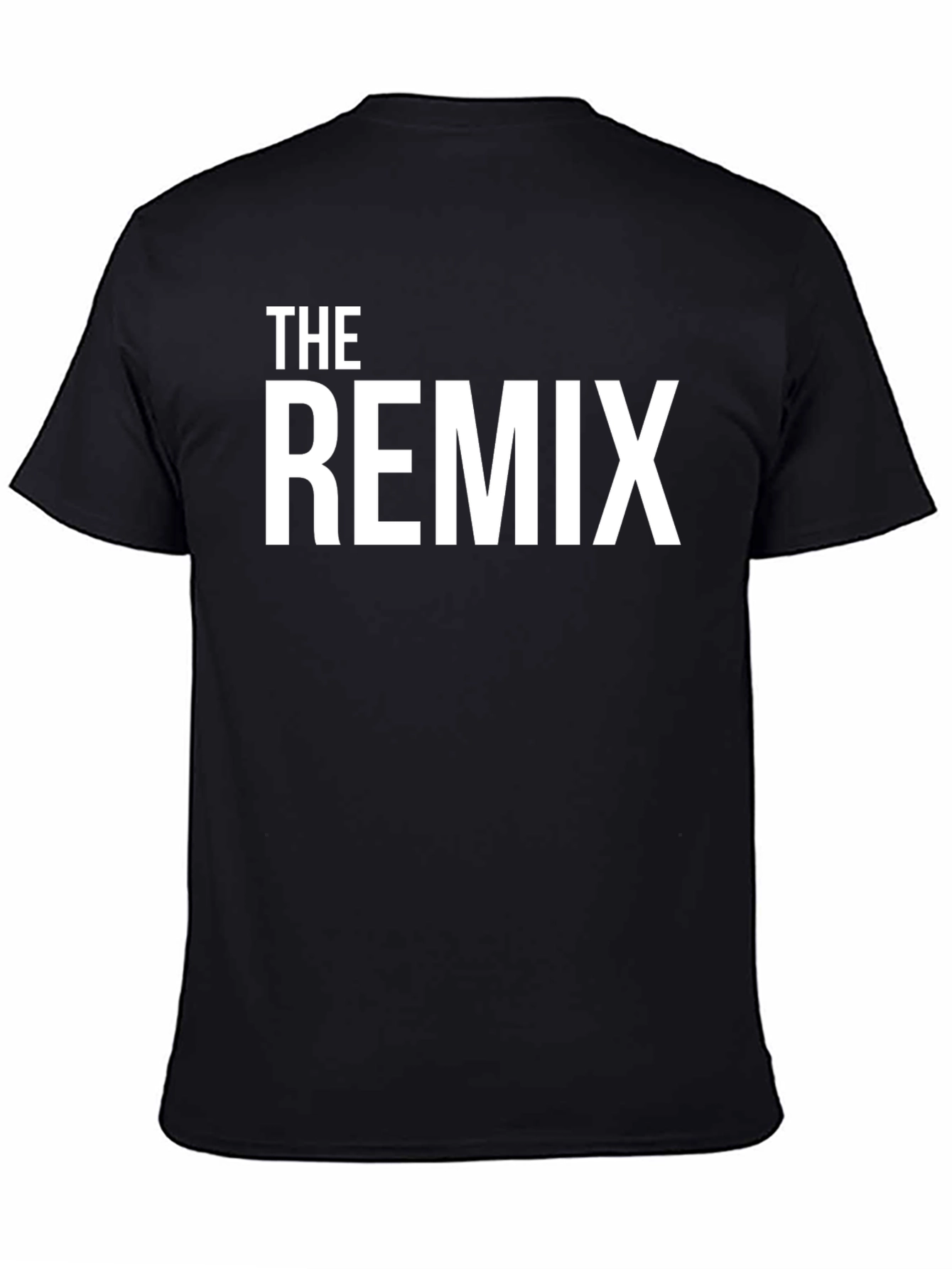 The Remix Graphic Tee - Stylish Black Cotton T-Shirt