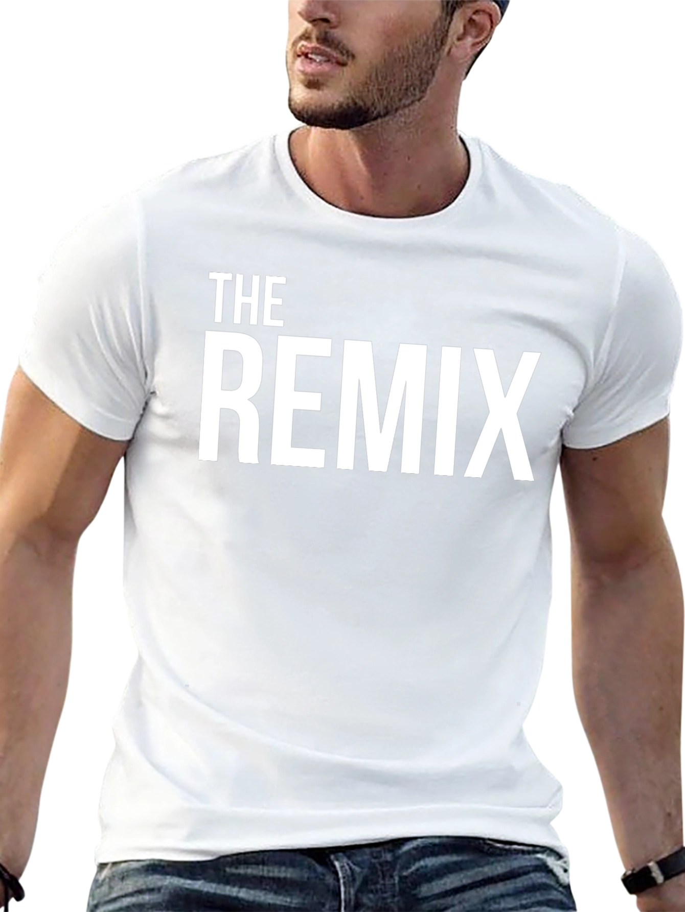 The Remix Graphic Tee - Stylish Black Cotton T-Shirt