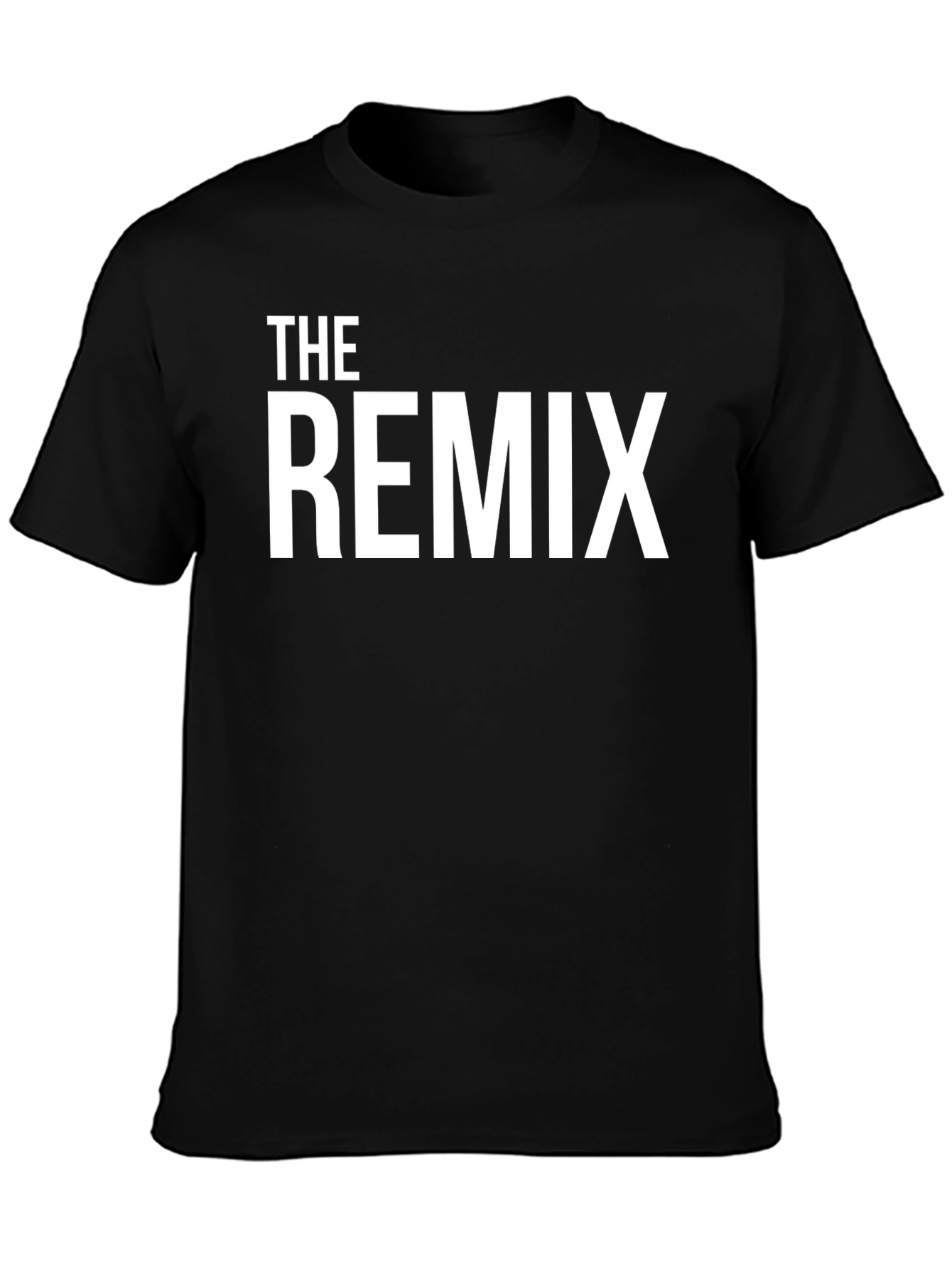 The Remix Graphic Tee - Stylish Black Cotton T-Shirt