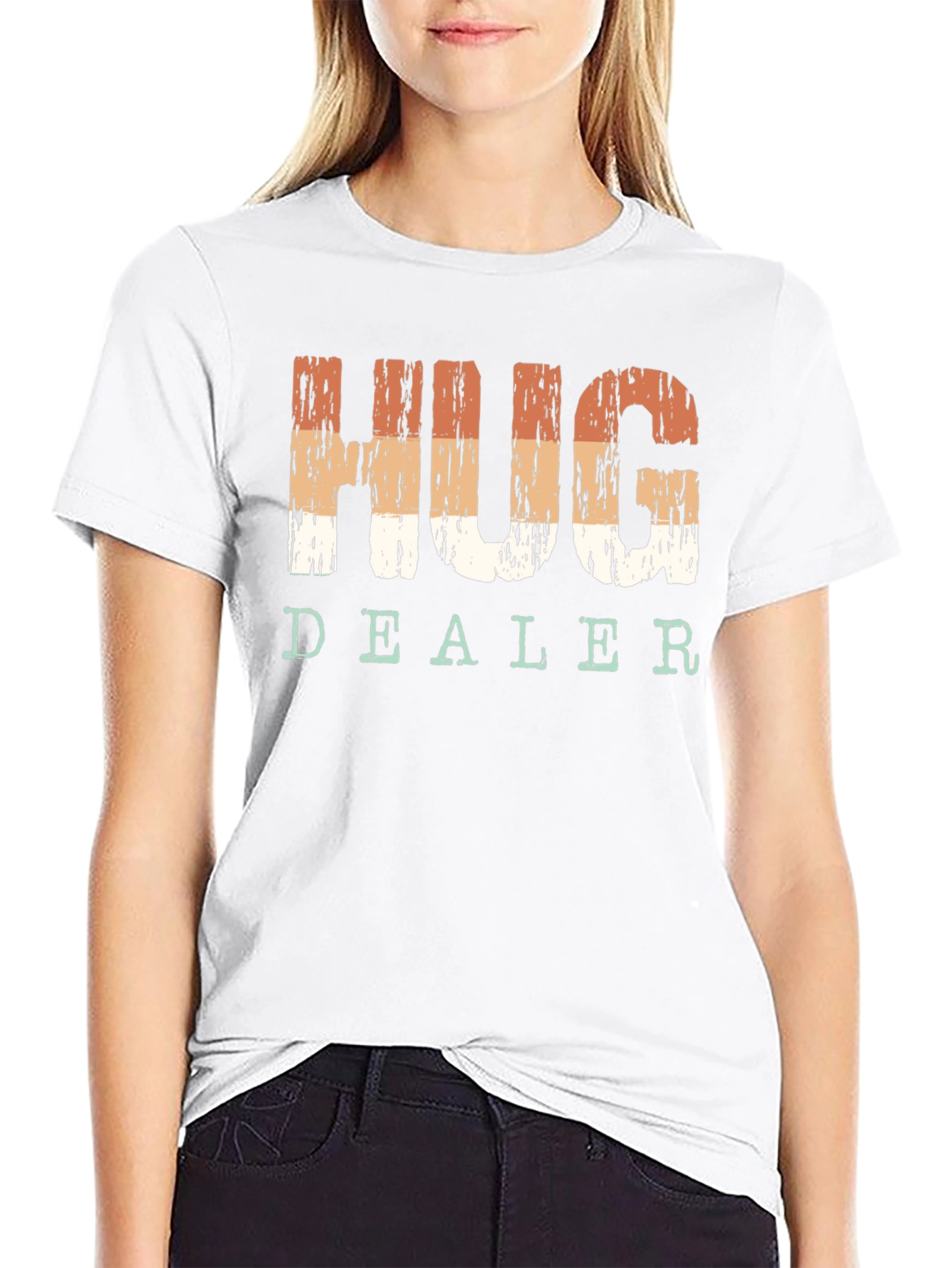 Retro Hug Dealer T-Shirt - Comfort Fit