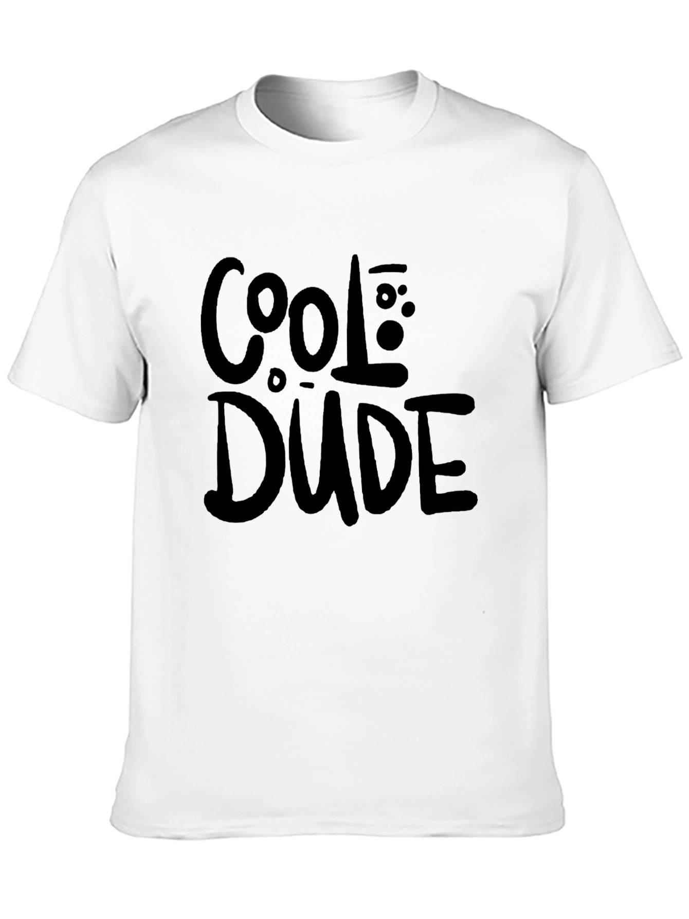 Cool Dude Black Graphic T-Shirt