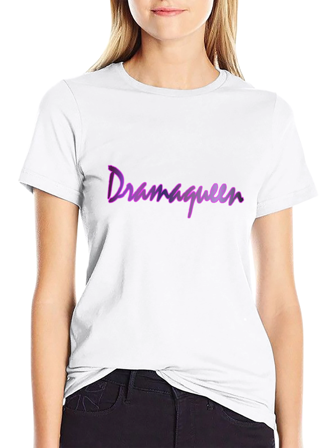 Drama Queen Graphic Tee - Unisex Black T-Shirt