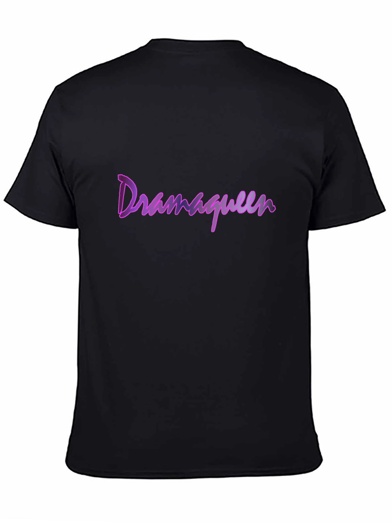 Drama Queen Graphic Tee - Unisex Black T-Shirt