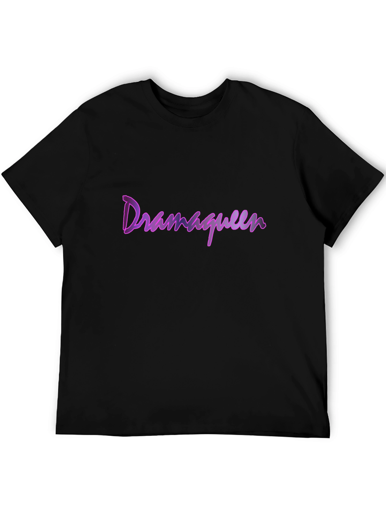 Drama Queen Graphic Tee - Unisex Black T-Shirt