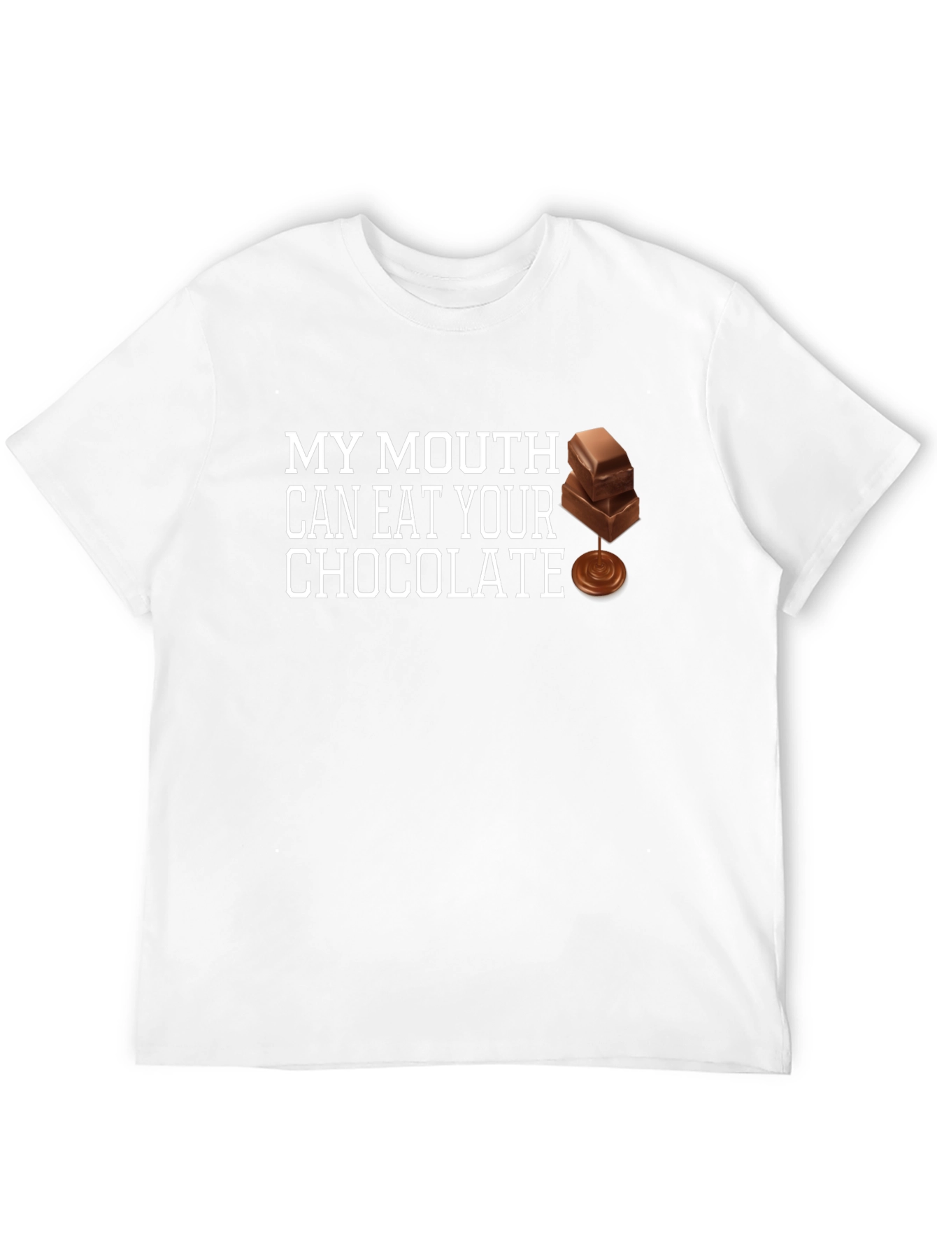 Funny Chocolate Lover Graphic T-Shirt