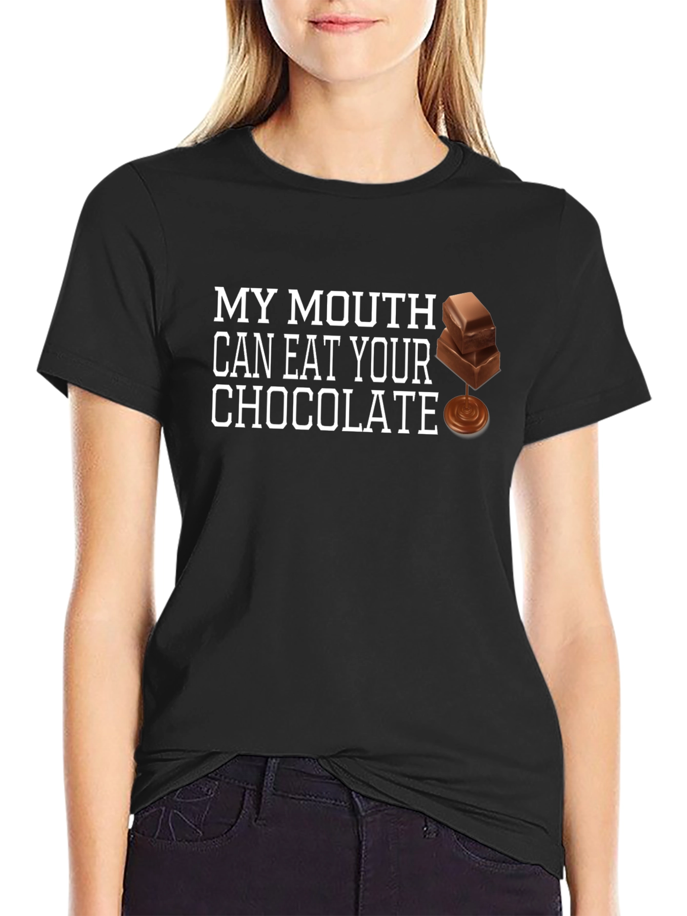 Funny Chocolate Lover Graphic T-Shirt