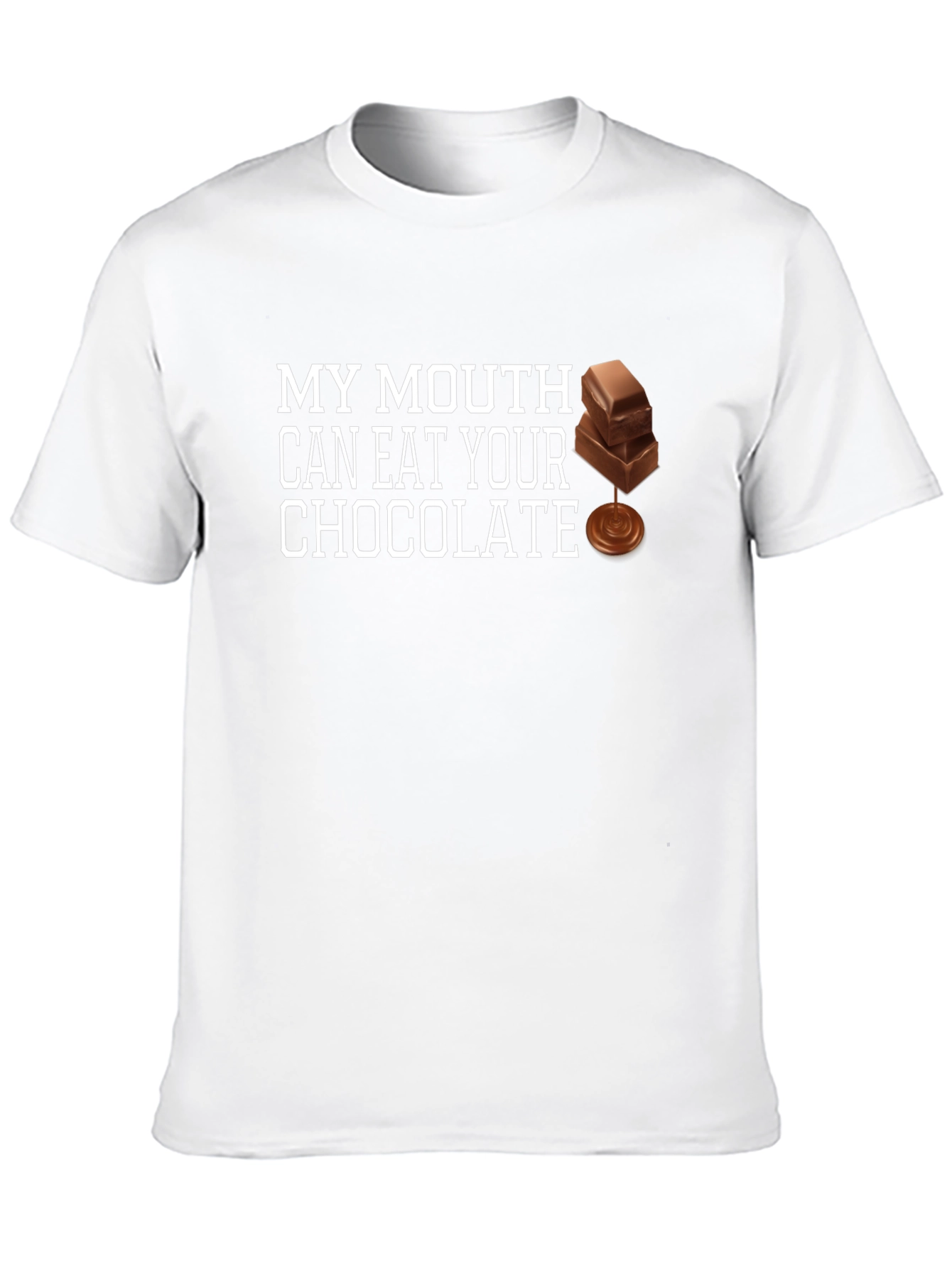 Funny Chocolate Lover Graphic T-Shirt