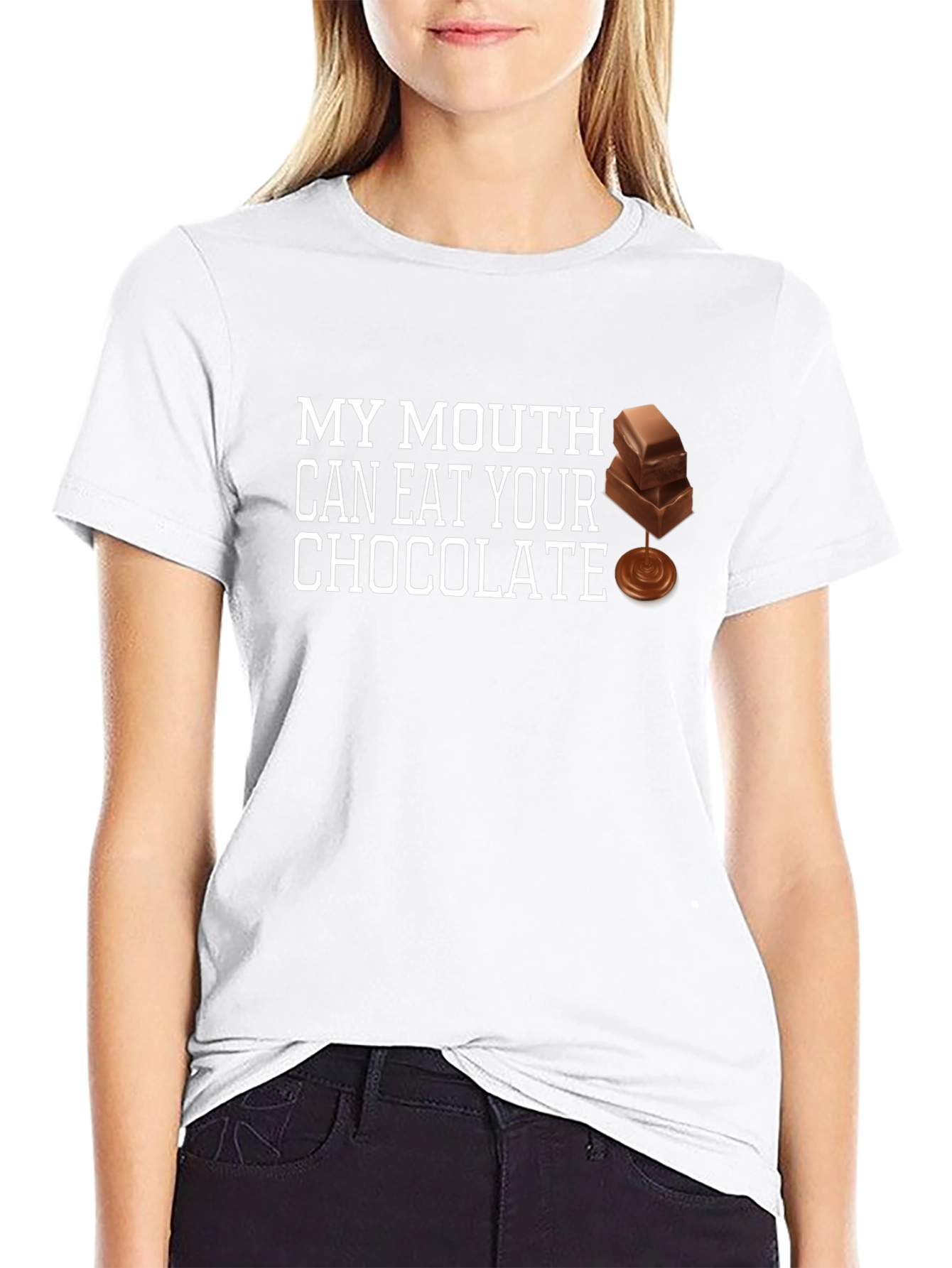 Funny Chocolate Lover Graphic T-Shirt