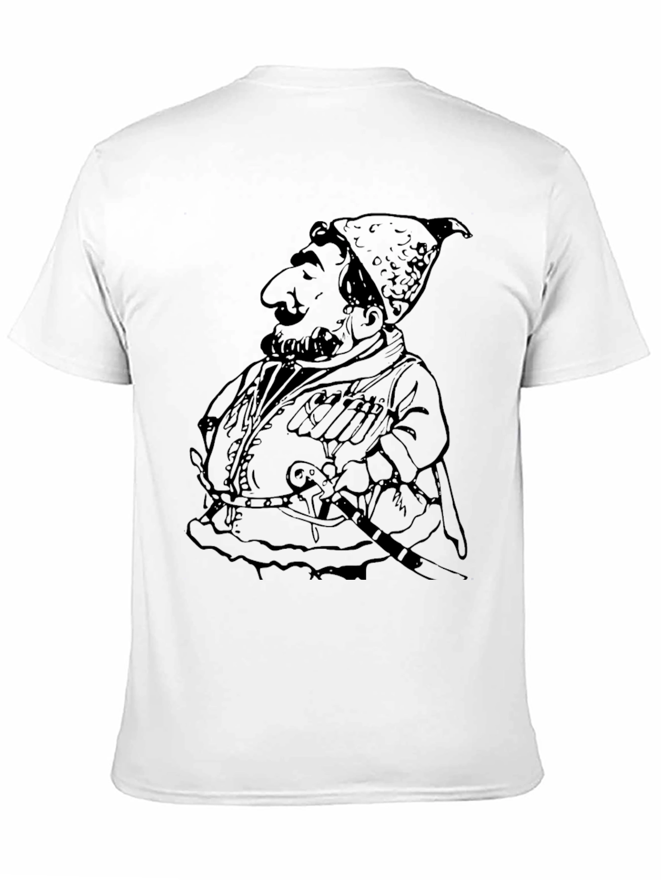 Cartoon Graphic T-Shirt - Black
