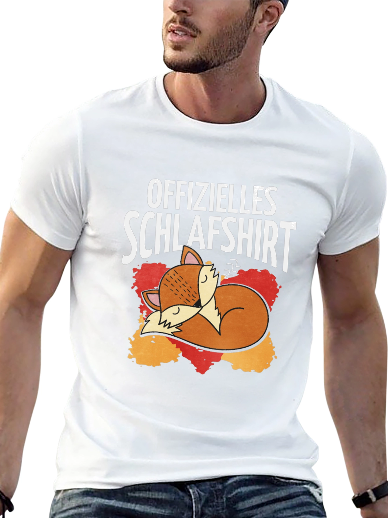 Funny Fox Sleeping Shirt - Offizielles Schlafshirt