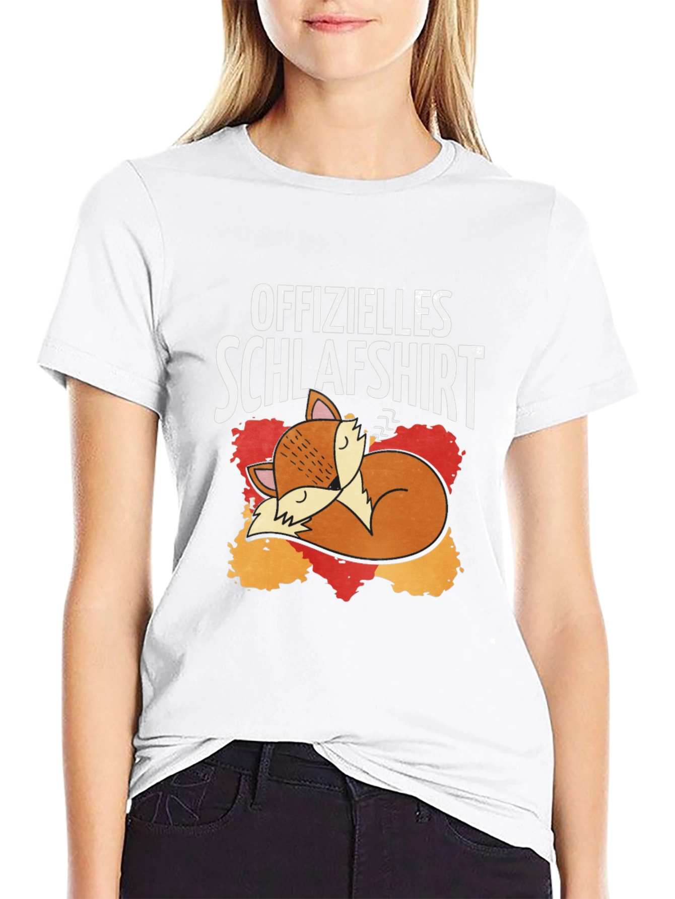 Funny Fox Sleeping Shirt - Offizielles Schlafshirt