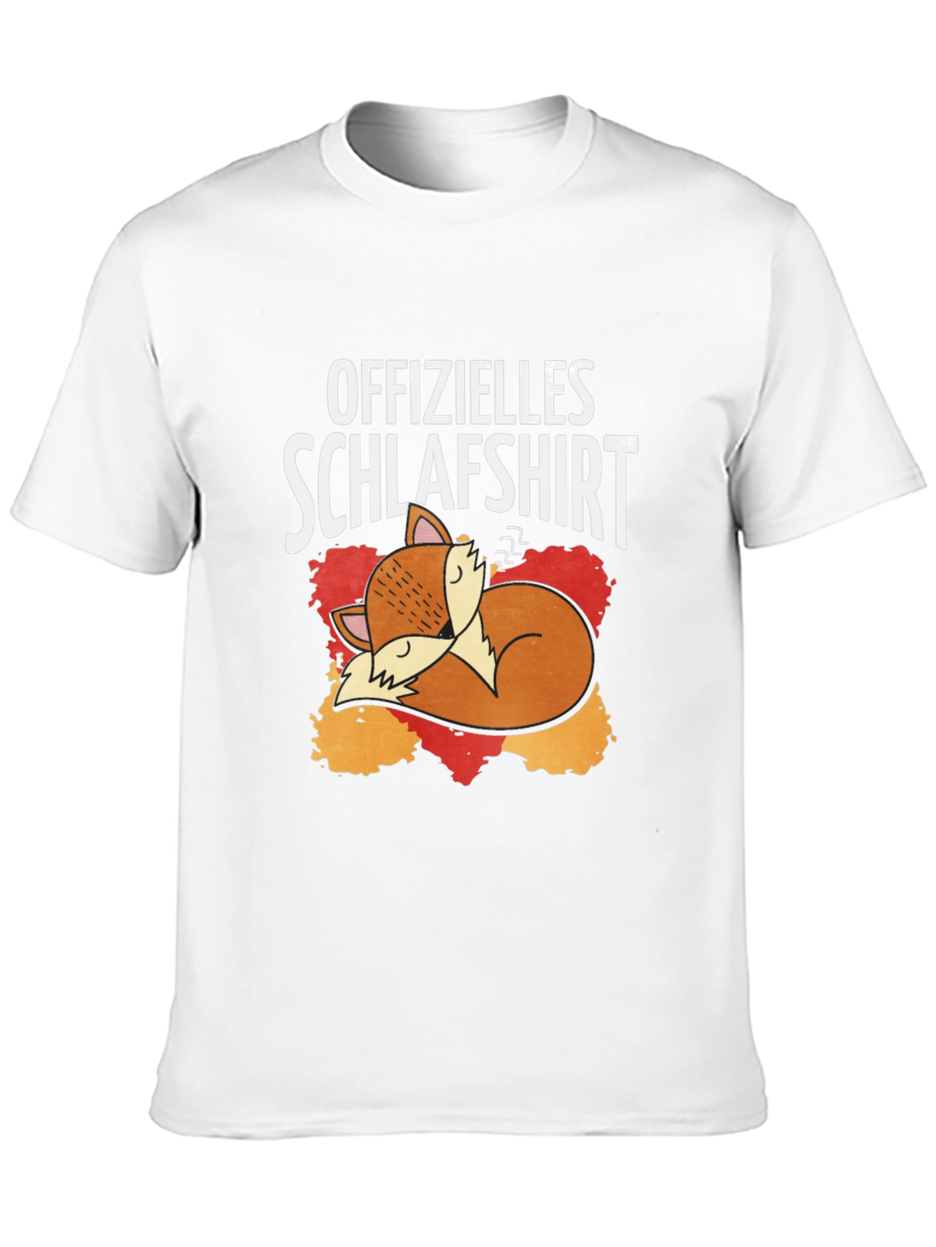 Funny Fox Sleeping Shirt - Offizielles Schlafshirt