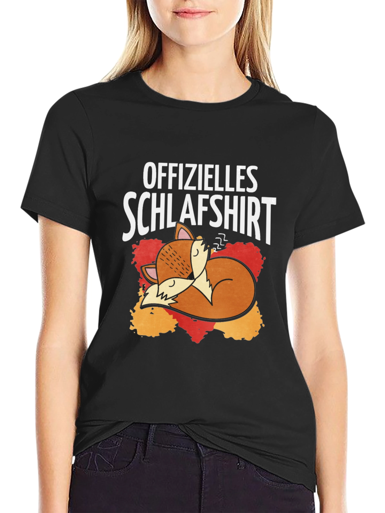 Funny Fox Sleeping Shirt - Offizielles Schlafshirt