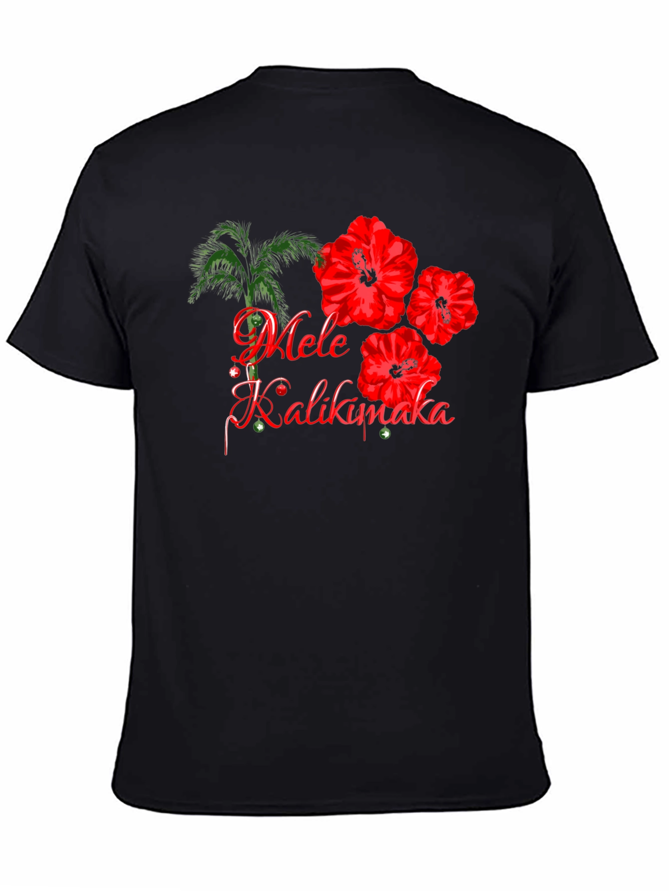 Mele Kalikimaka Graphic Tee - Hawaiian Christmas Shirt