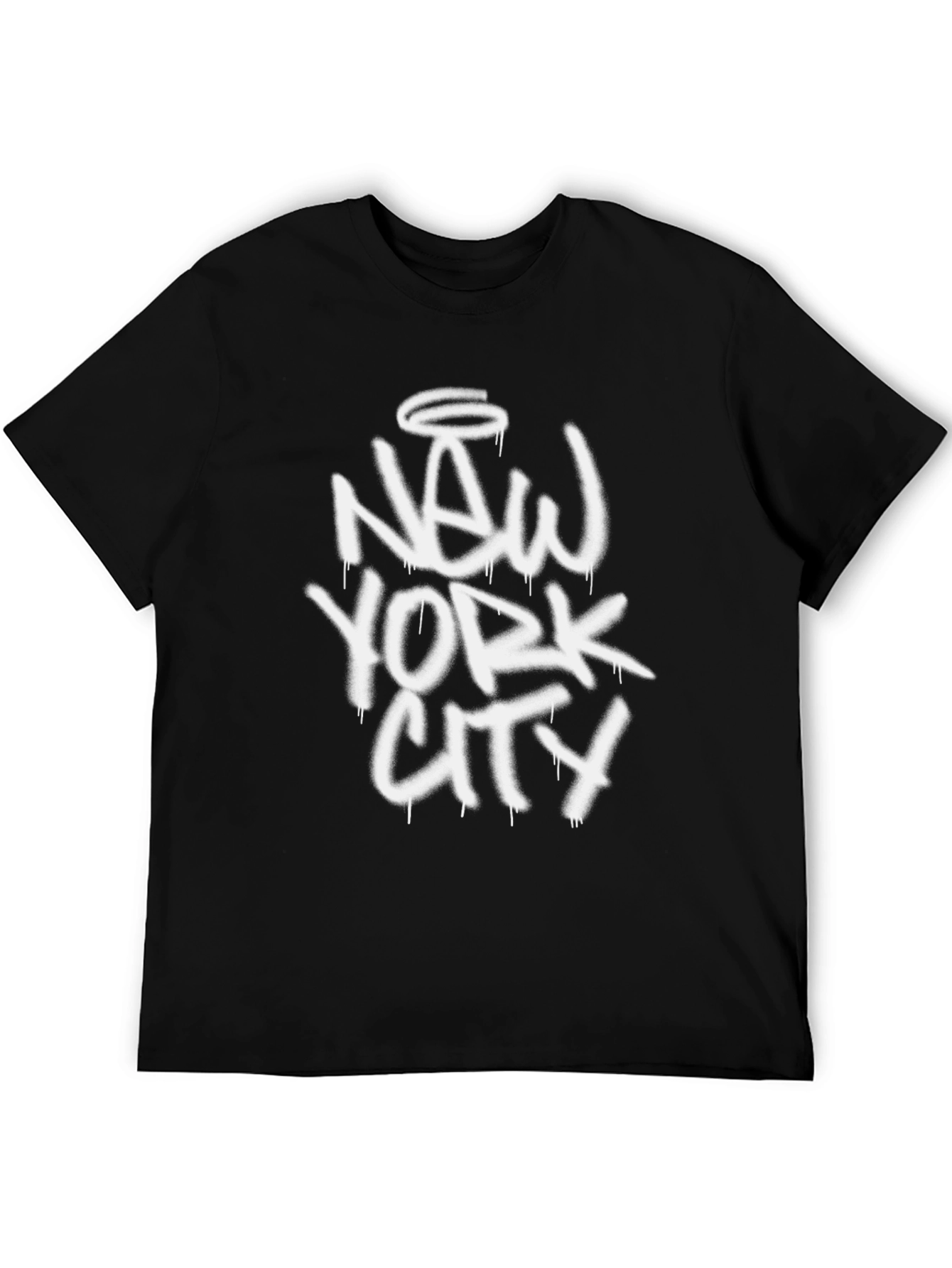 NYC Graffiti Style Black T-Shirt