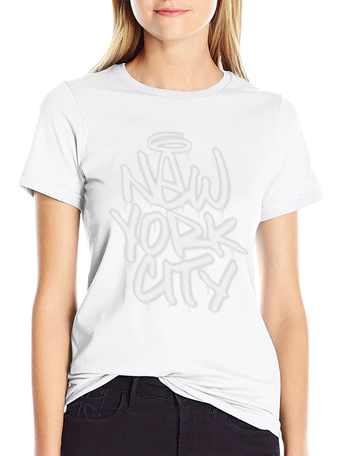NYC Graffiti Style Black T-Shirt