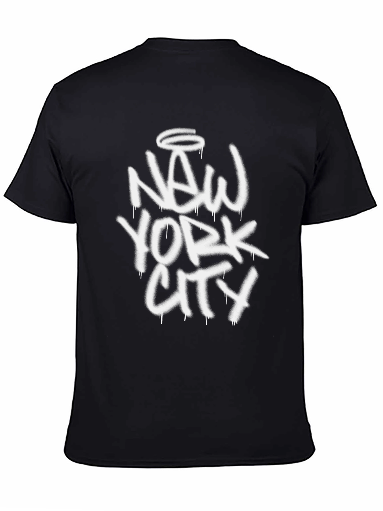 NYC Graffiti Style Black T-Shirt