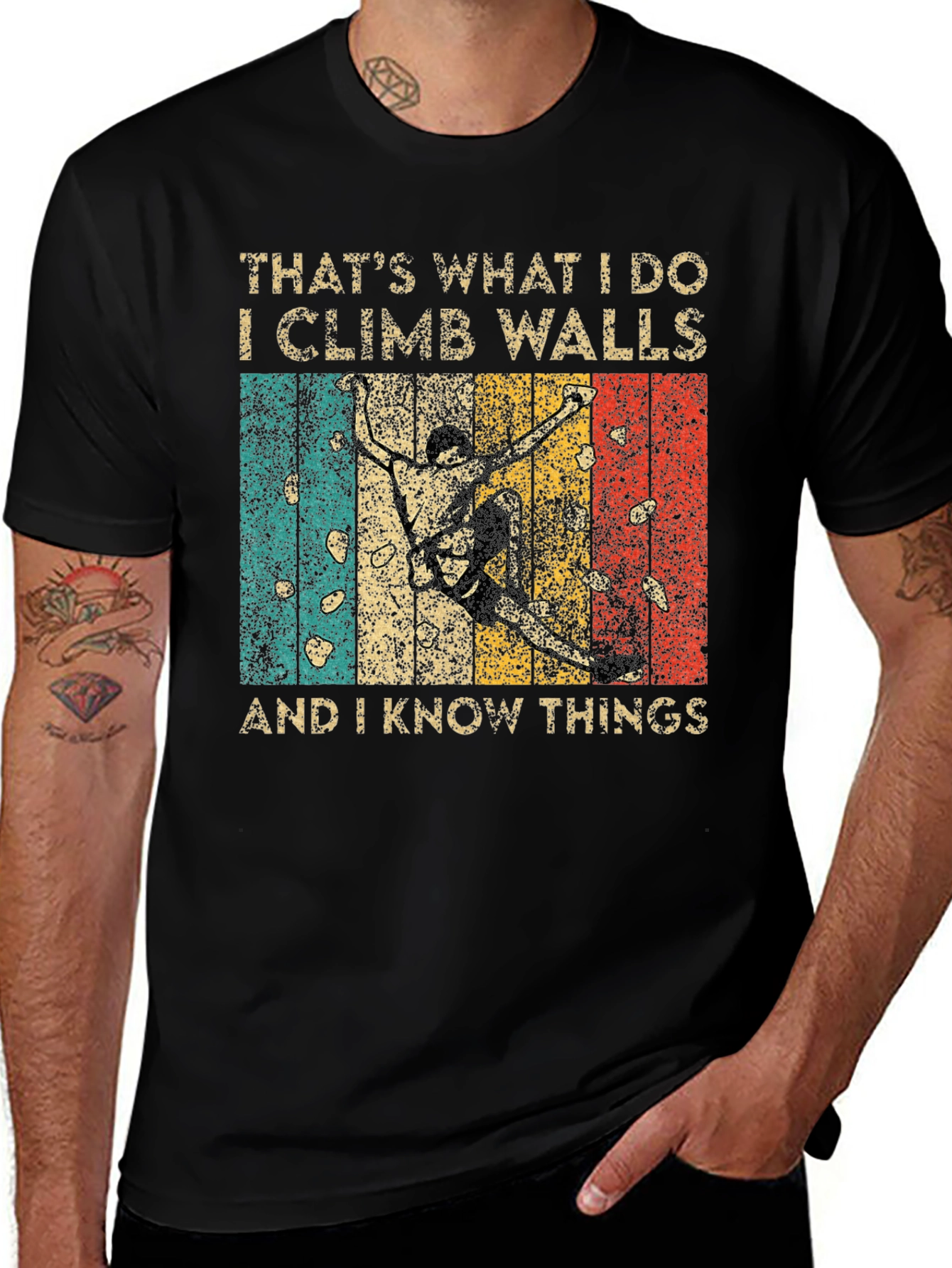 Climb Walls & Know Things Tee