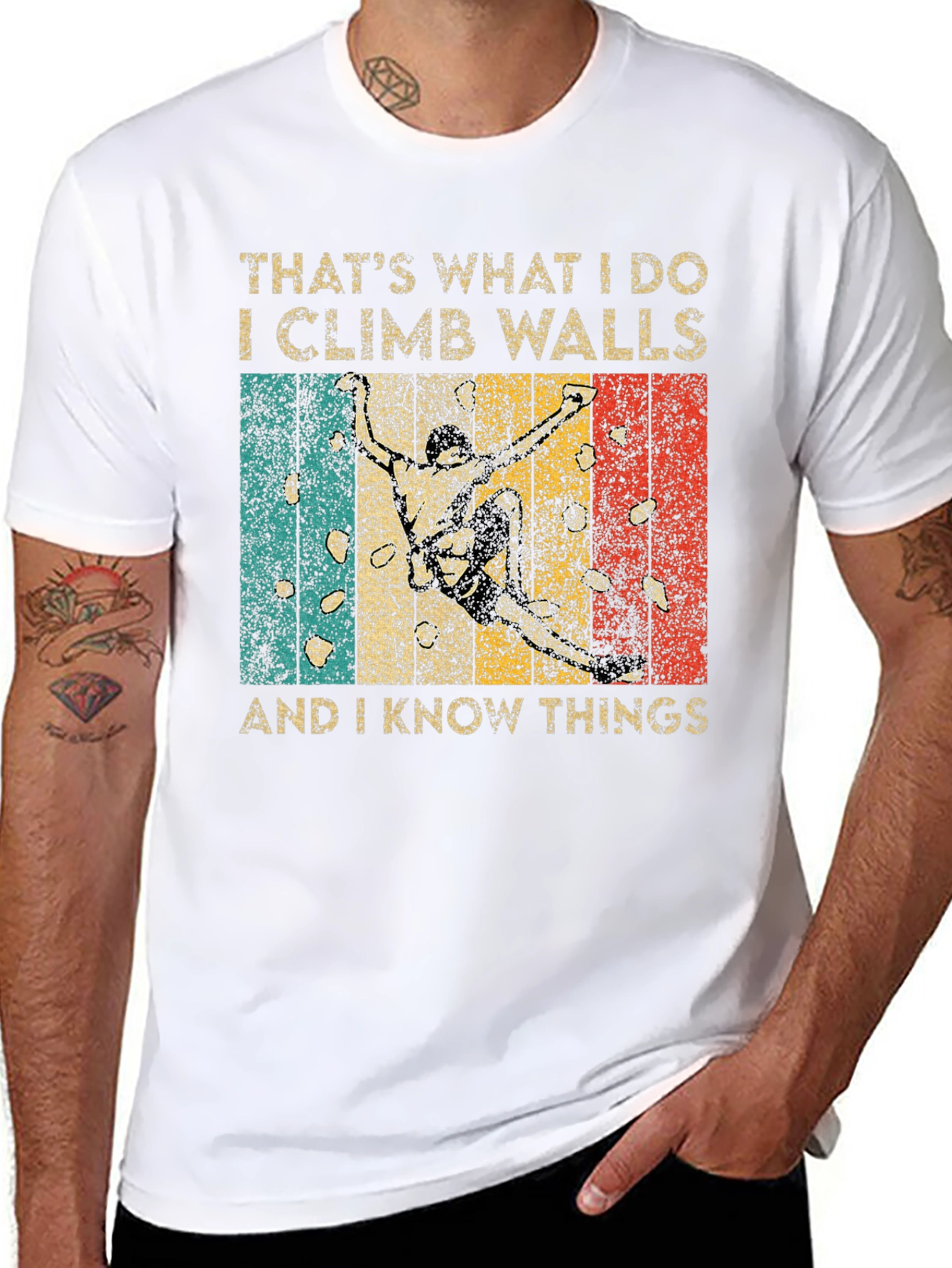 Climb Walls & Know Things Tee
