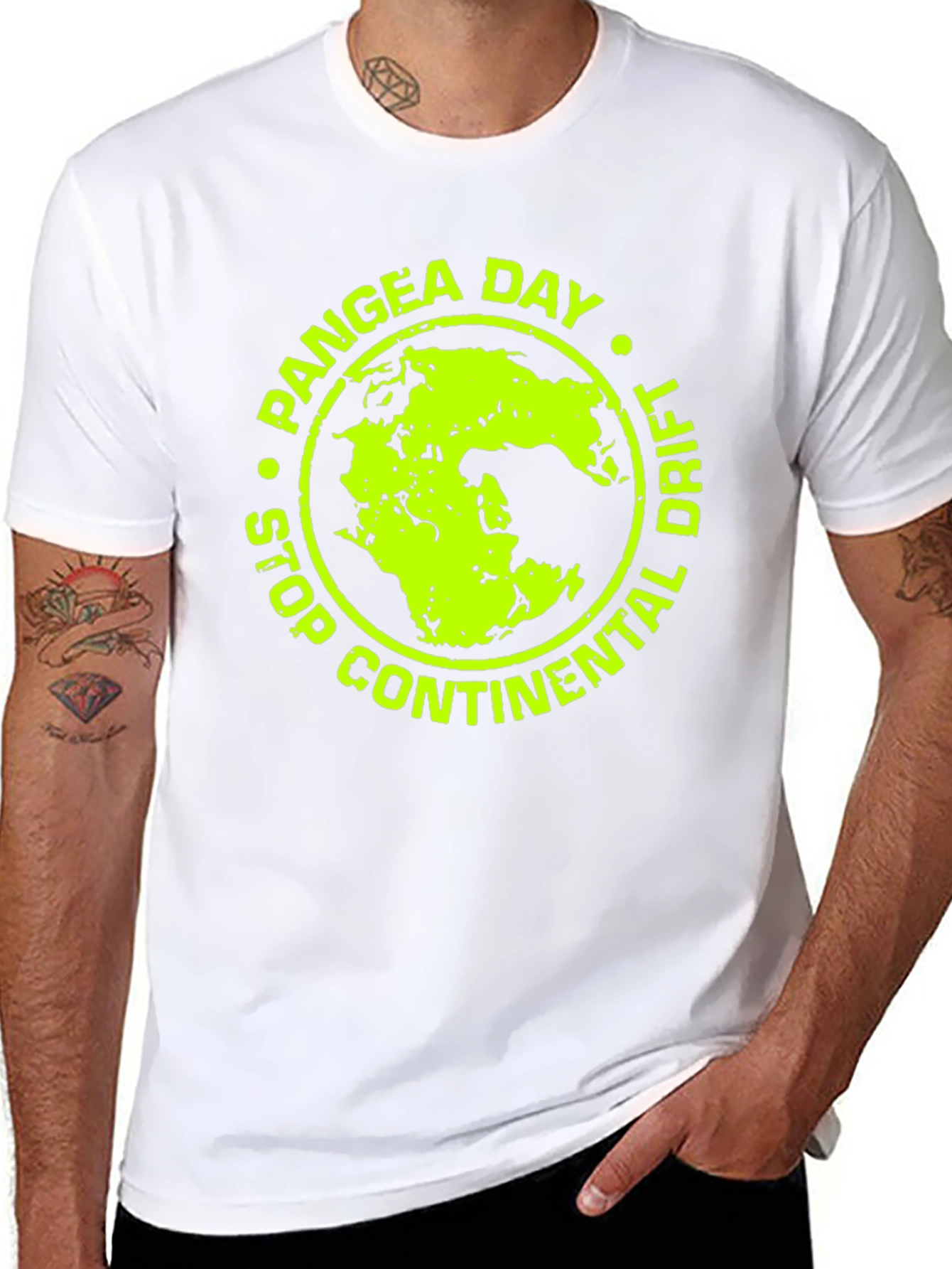 Pangea Day Stop Continental Drift Graphic Tee