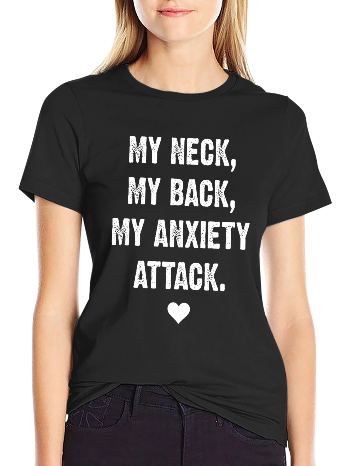 Humorous My Neck My Back Graphic T-Shirt