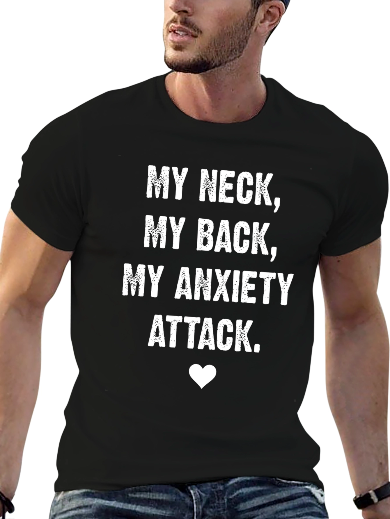 Humorous My Neck My Back Graphic T-Shirt