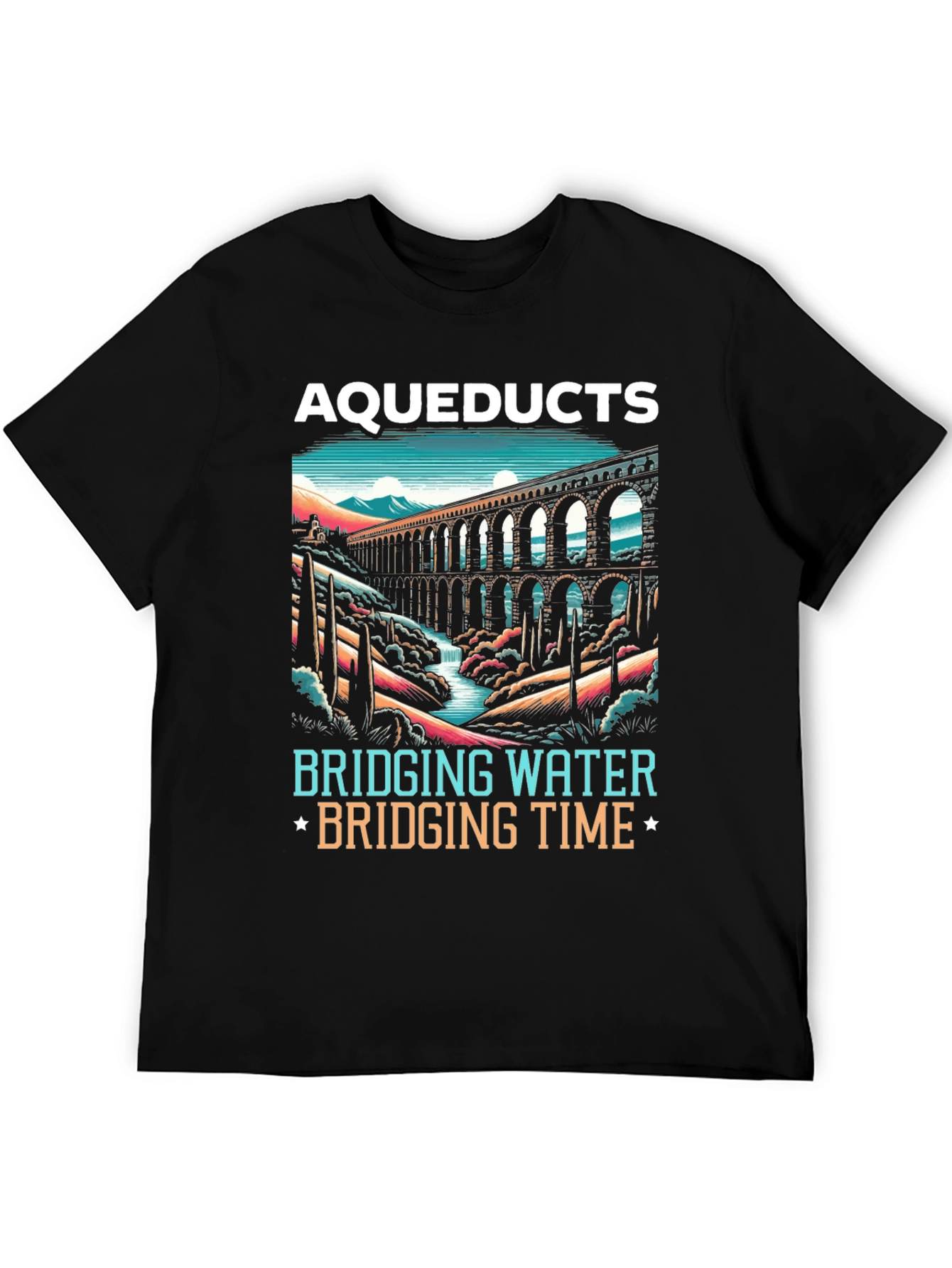 Aqueducts Bridging Water & Time T-Shirt
