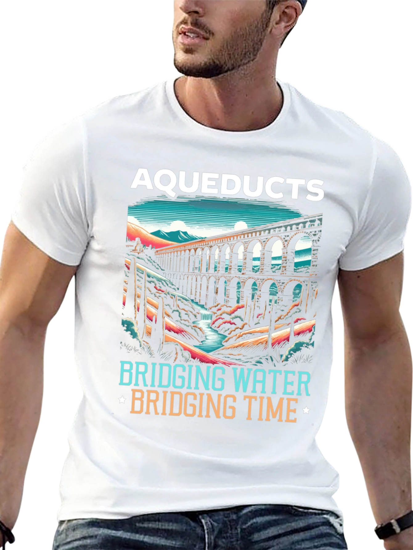Aqueducts Bridging Water & Time T-Shirt