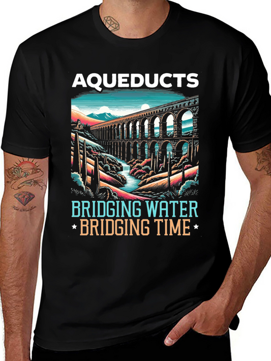 Aqueducts Bridging Water & Time T-Shirt