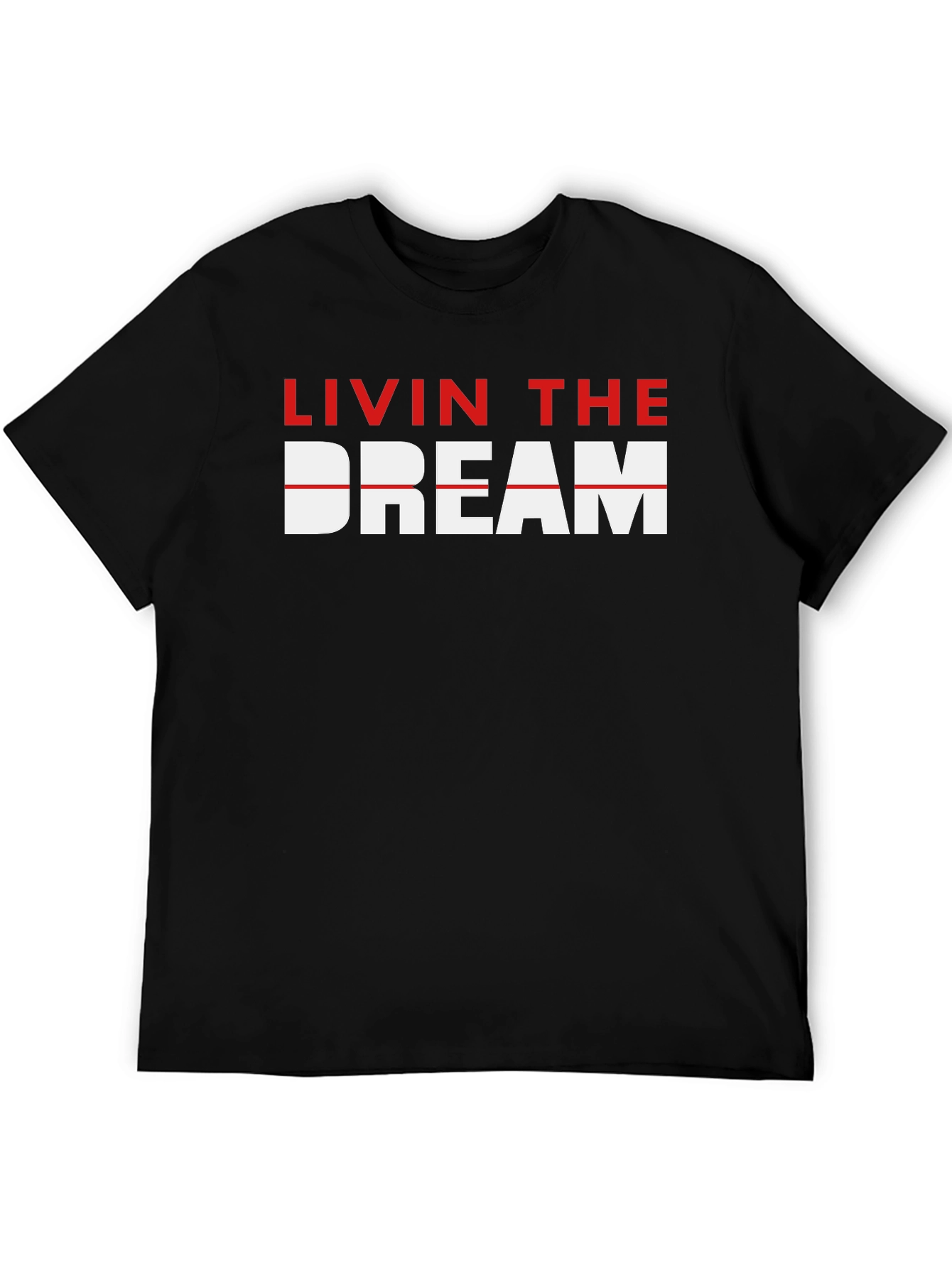 Livin the Dream Black Graphic Tee