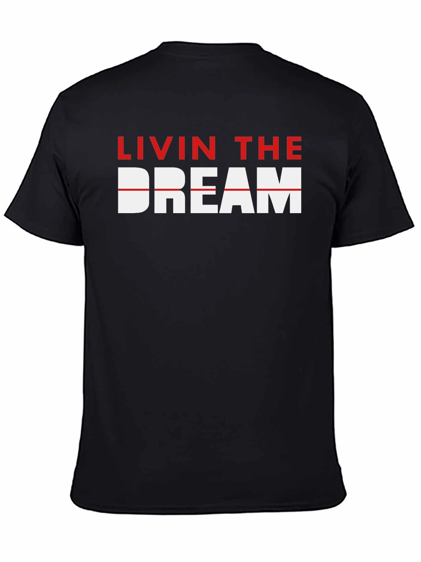 Livin the Dream Black Graphic Tee