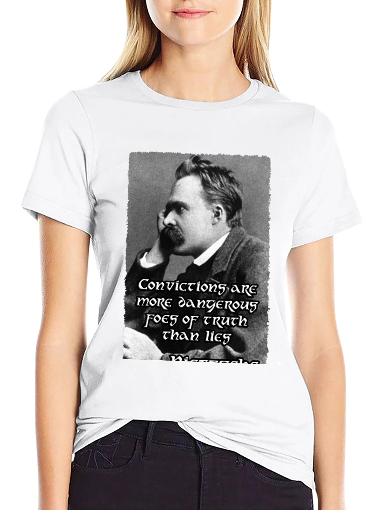 Nietzsche Quote T-Shirt - Dangerous Truth