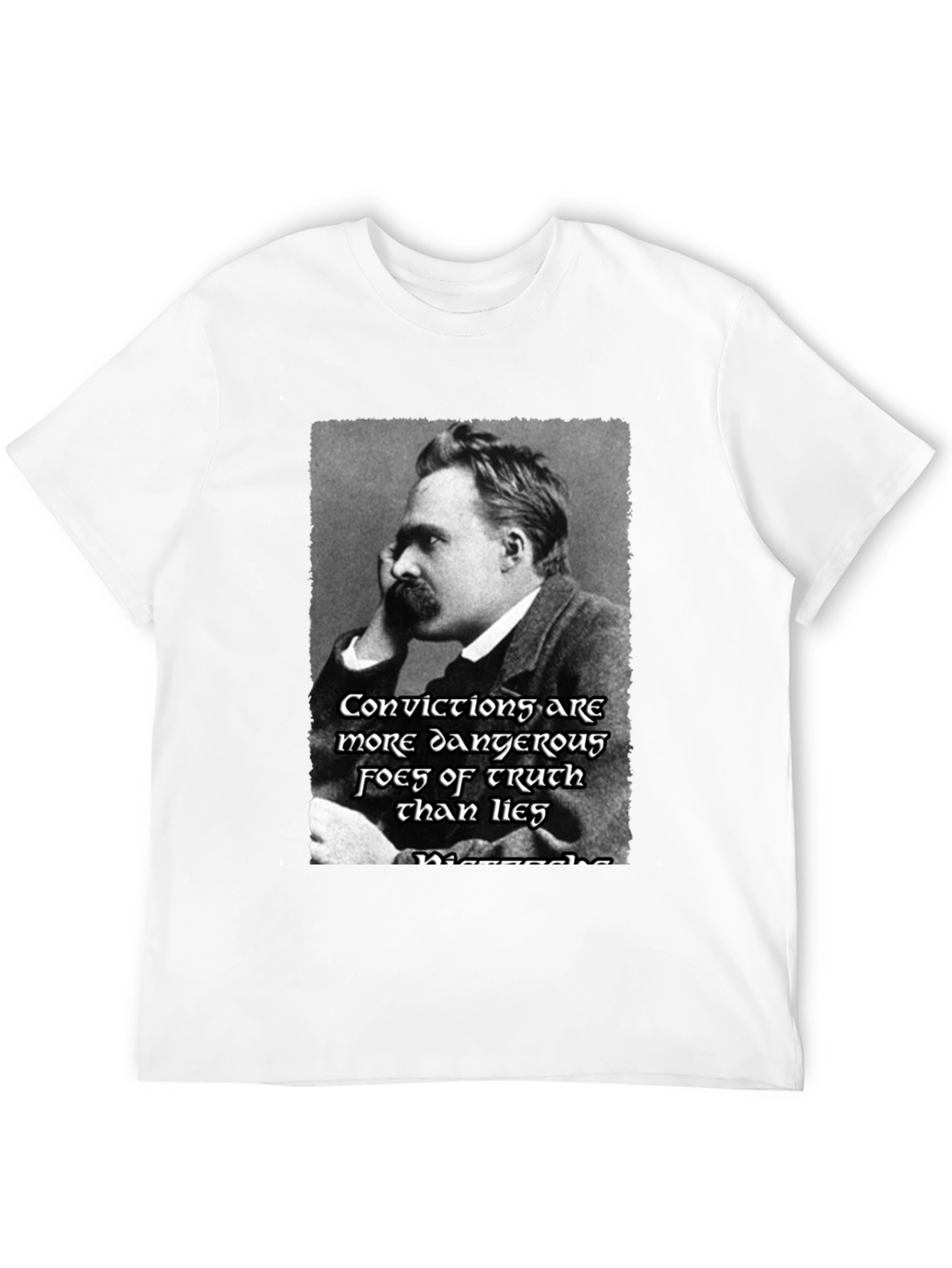 Nietzsche Quote T-Shirt - Dangerous Truth