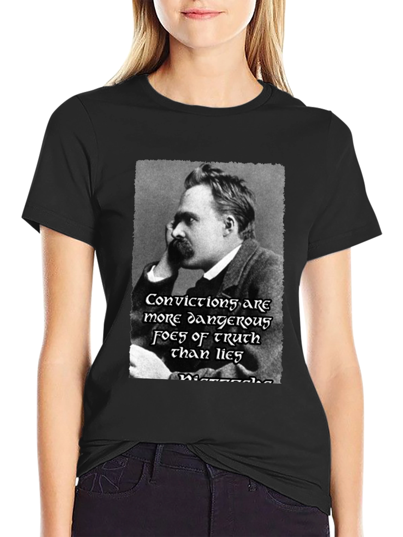 Nietzsche Quote T-Shirt - Dangerous Truth