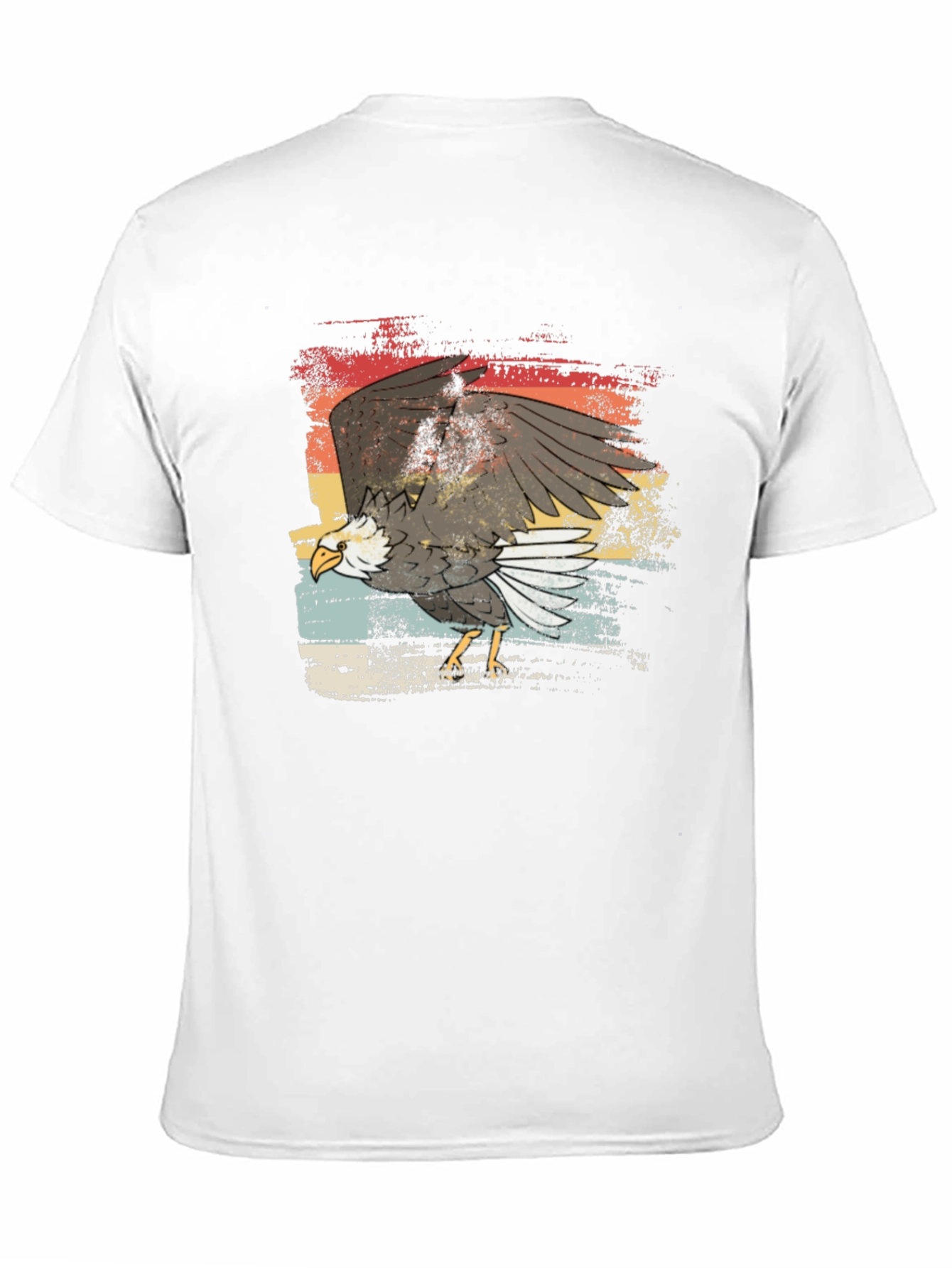 Bald Eagle Graphic T-Shirt - Retro Style