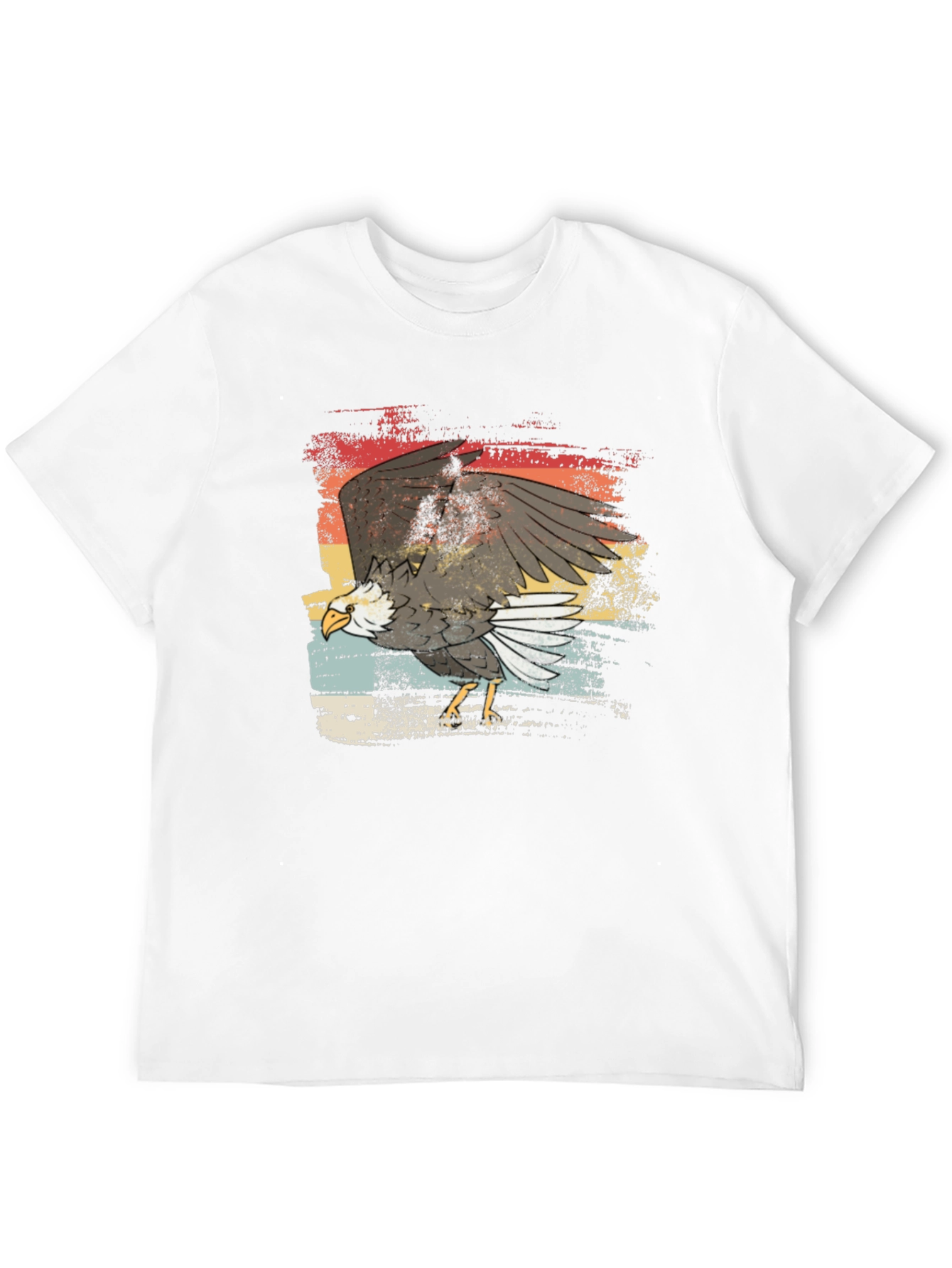 Bald Eagle Graphic T-Shirt - Retro Style