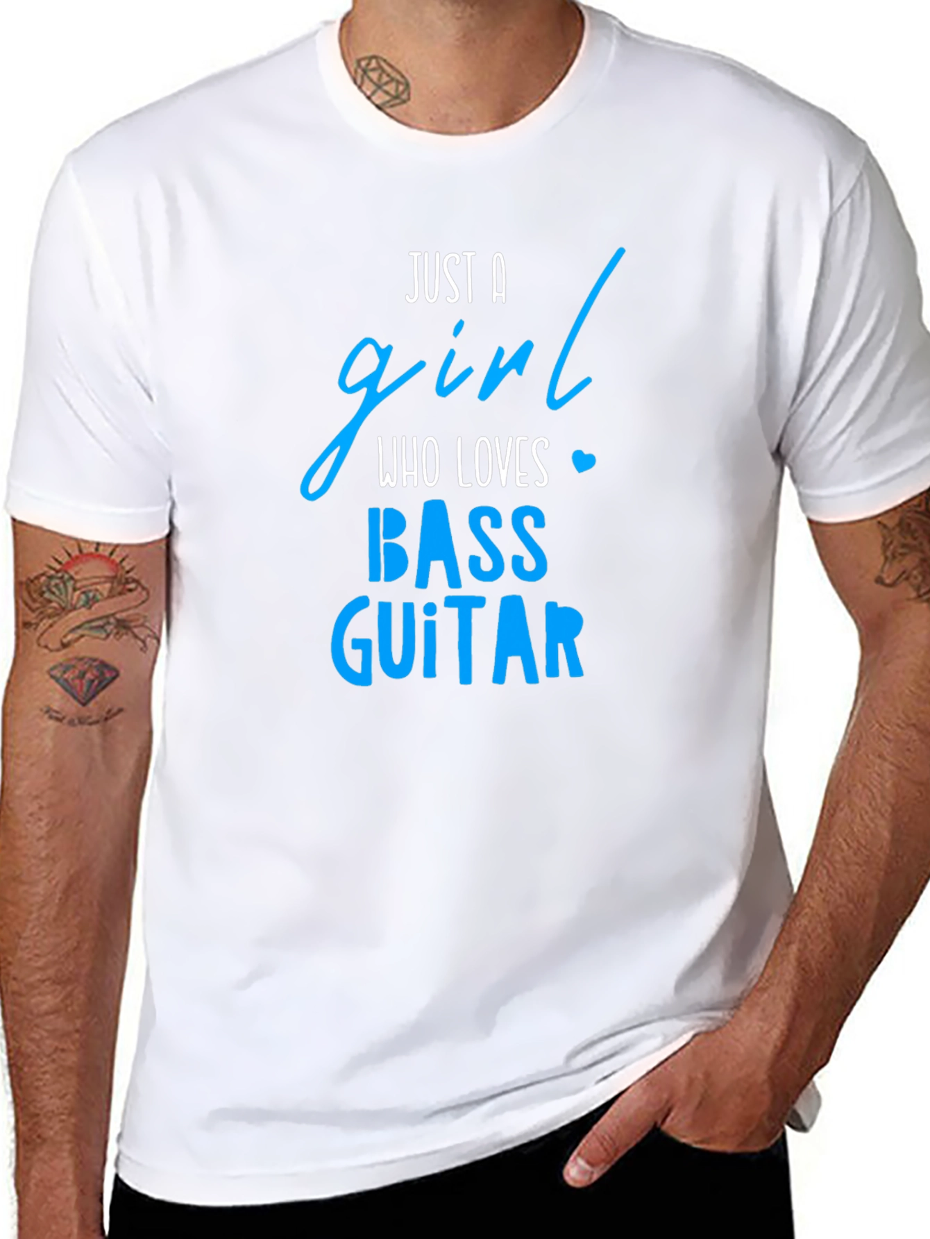 Bass Guitar Girl T-Shirt