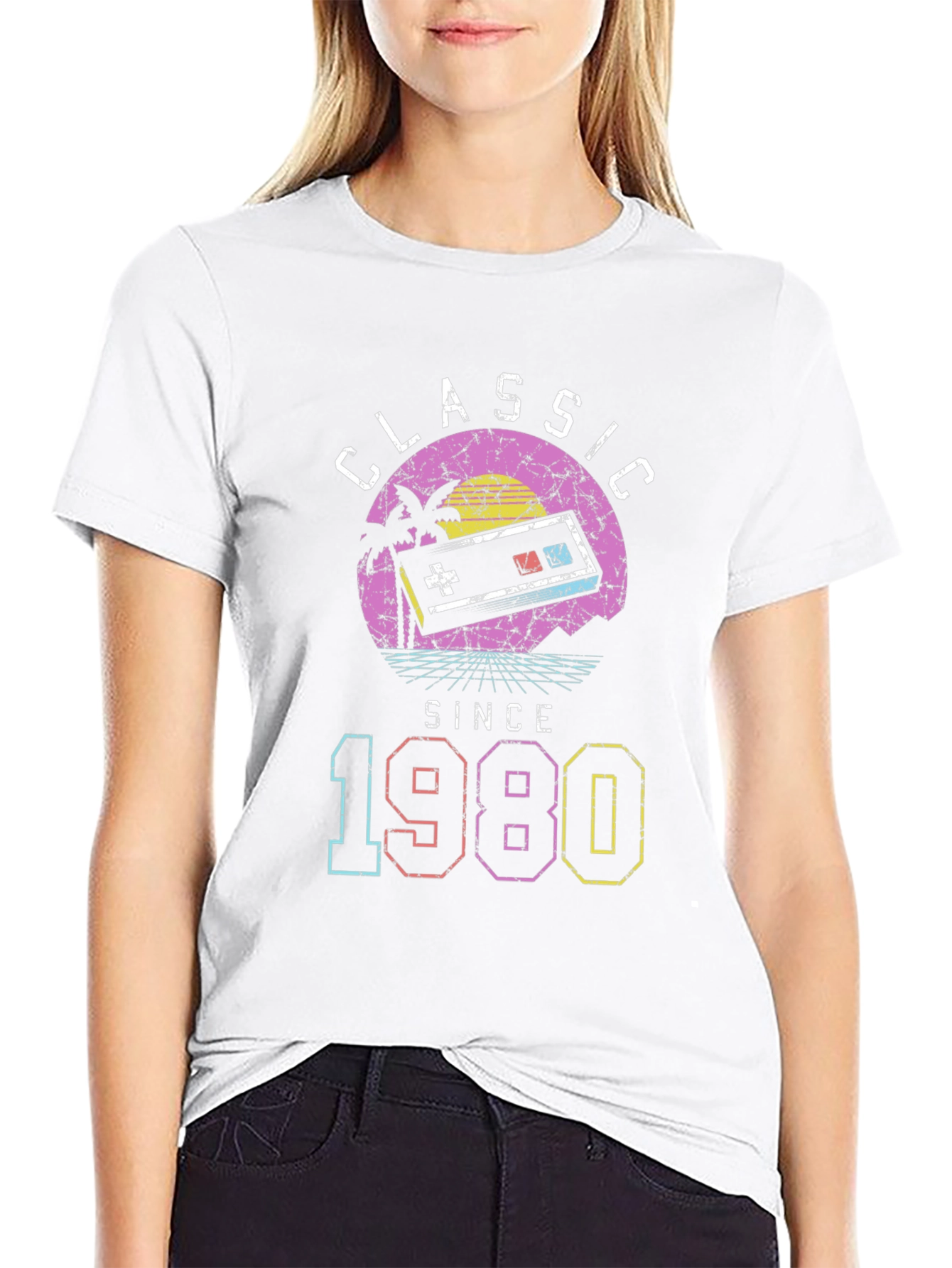 Classic Since 1980 Retro Gaming T-Shirt
